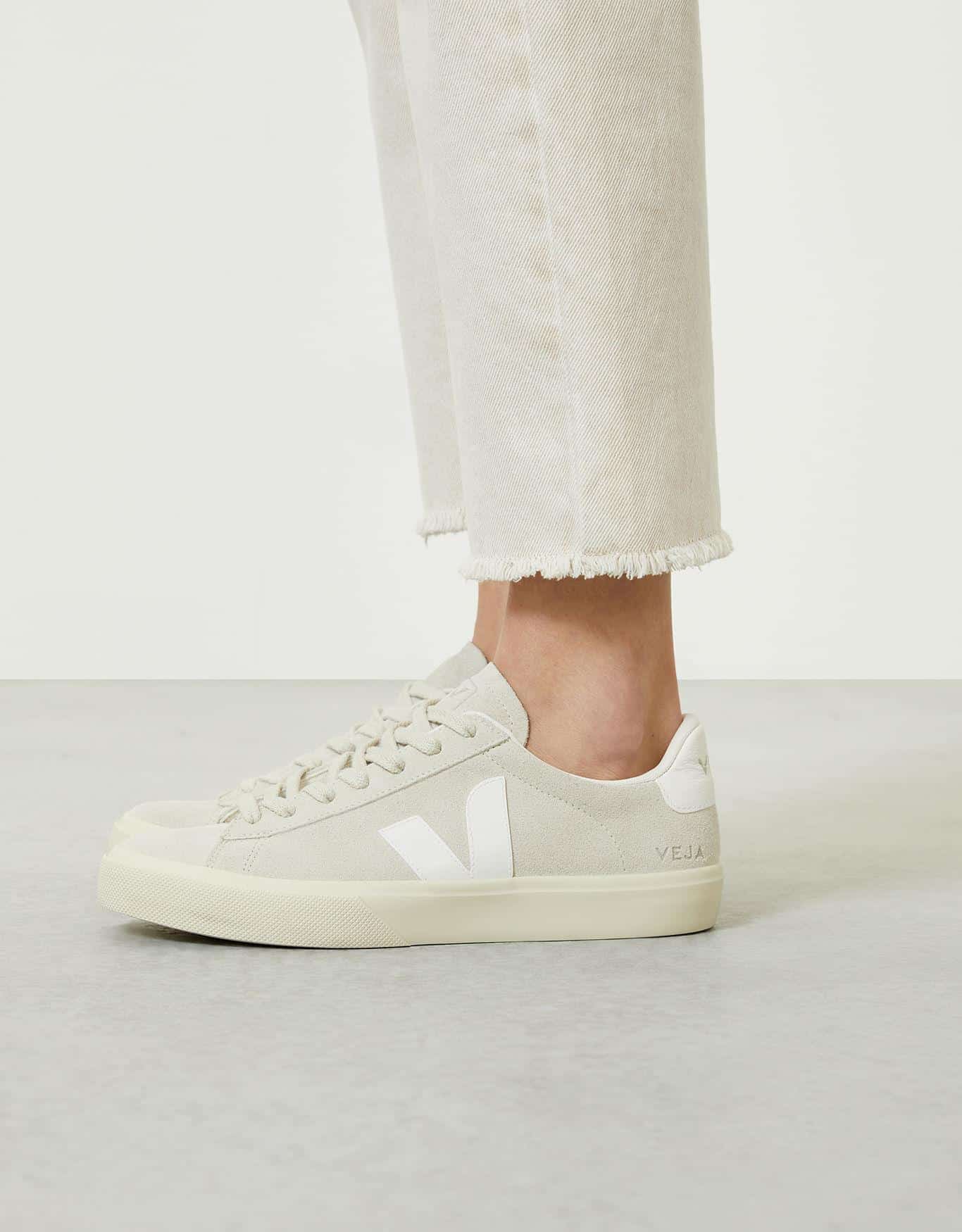 Tênis Veja Campo Suede Natural White