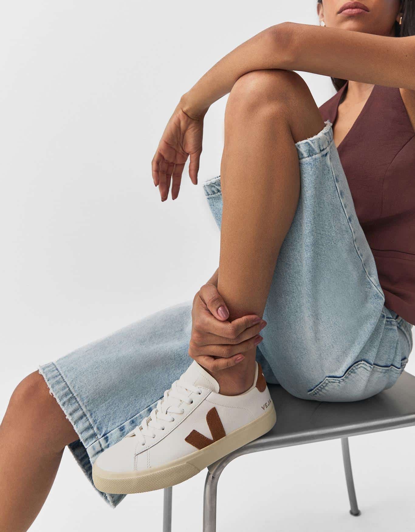 Tênis Veja Campo White Cognac