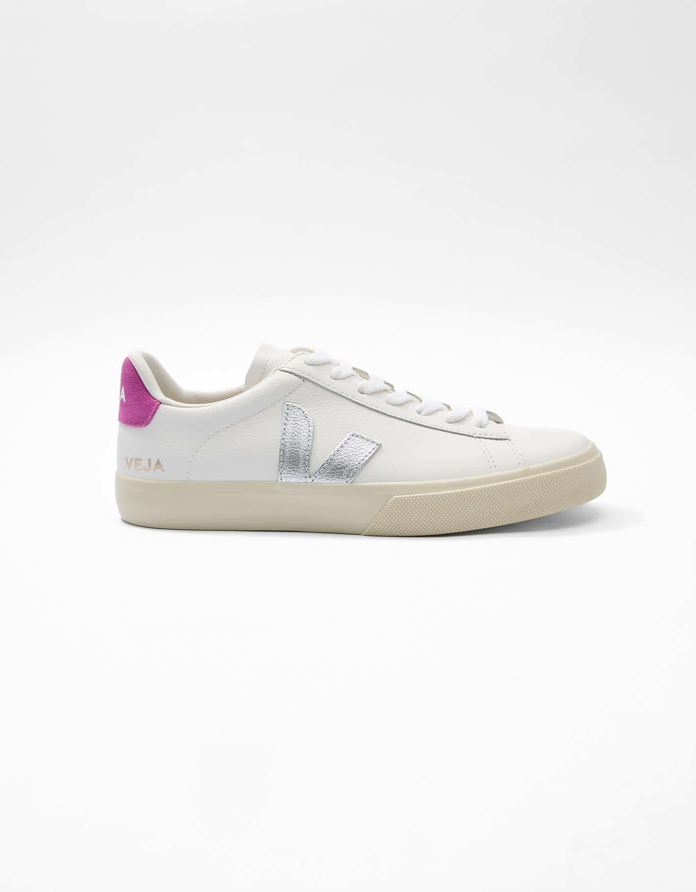 Tênis Veja Campo White Silver Ultraviole