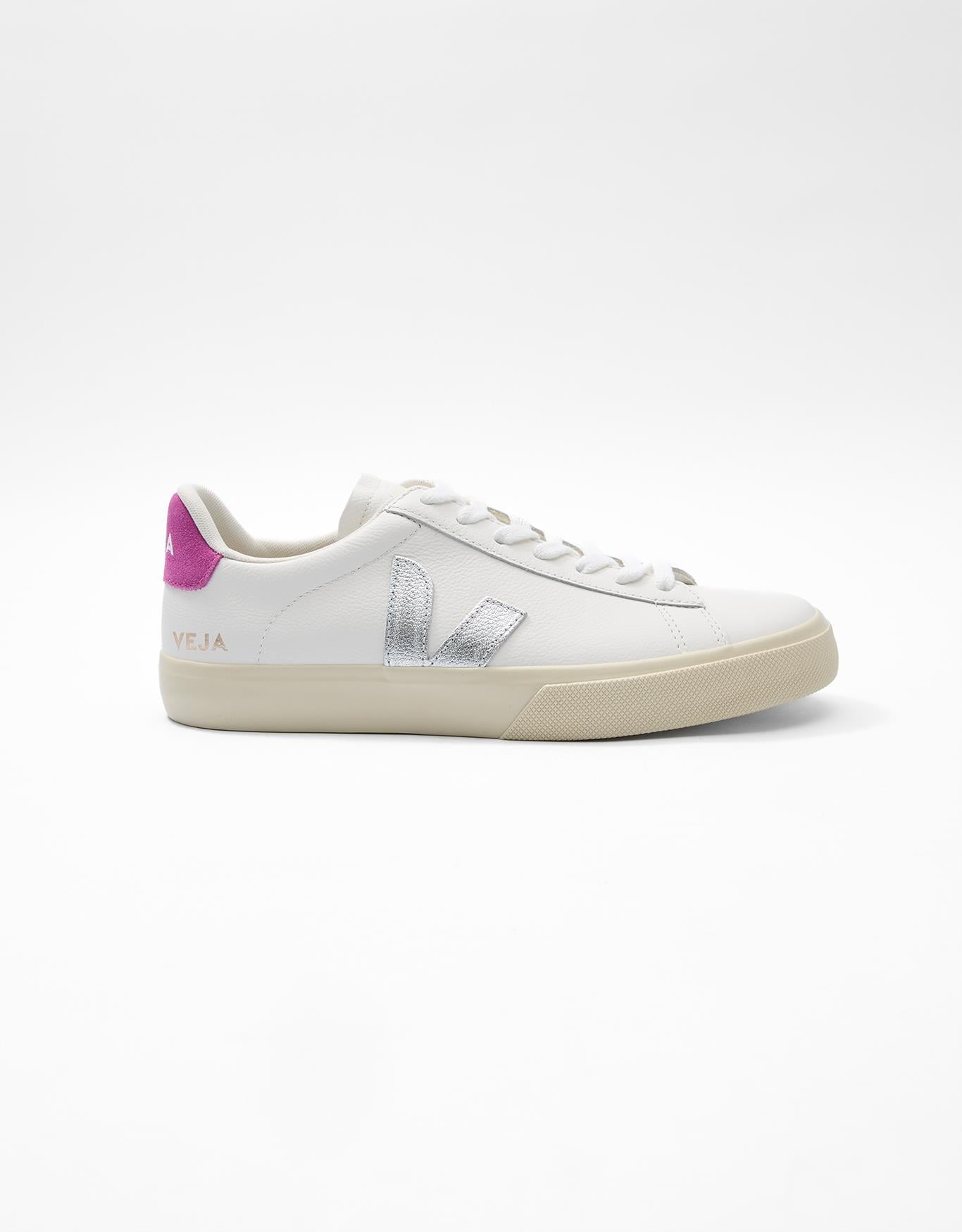 Tênis Veja Campo White Silver Ultraviole