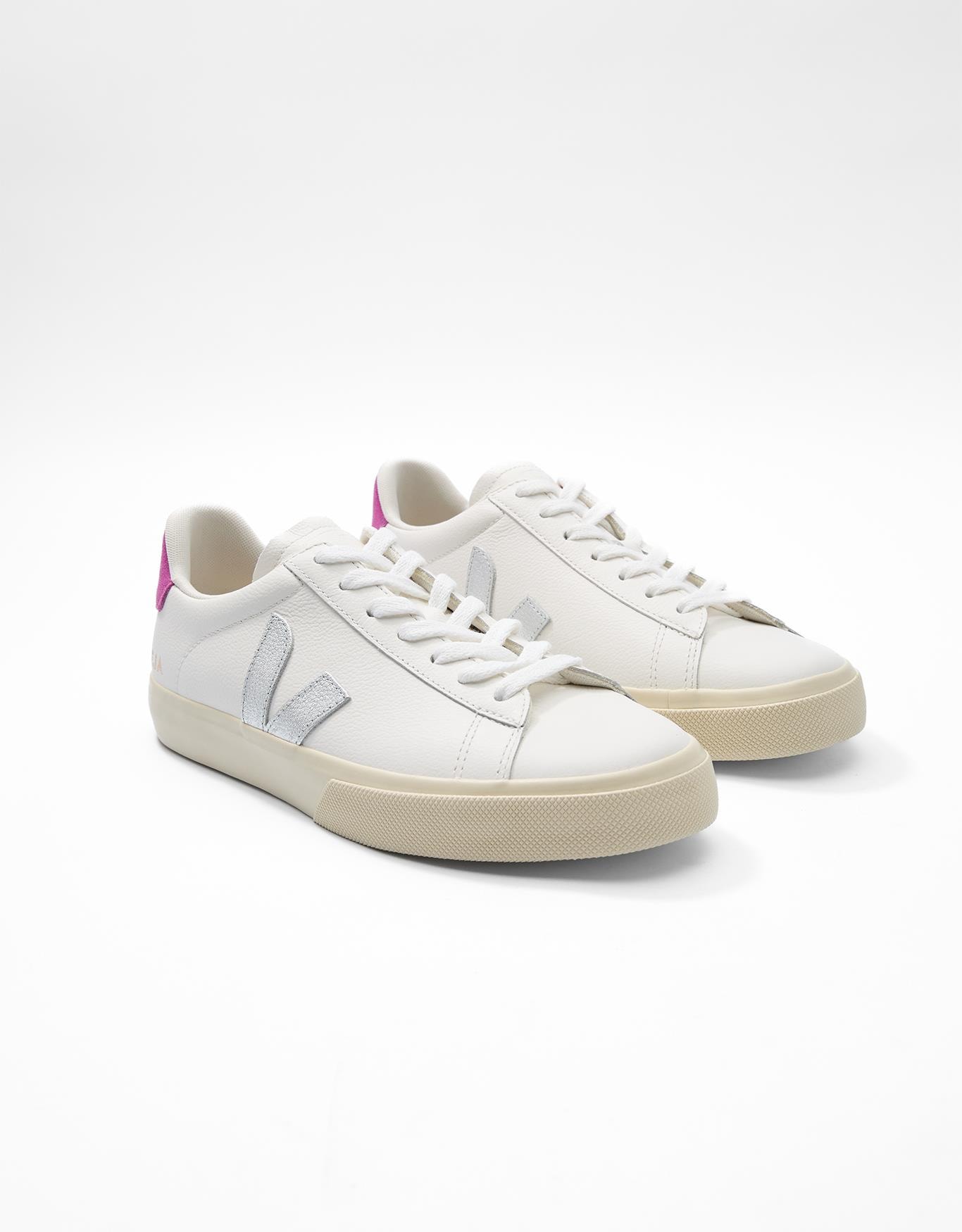 Tênis Veja Campo White Silver Ultraviole