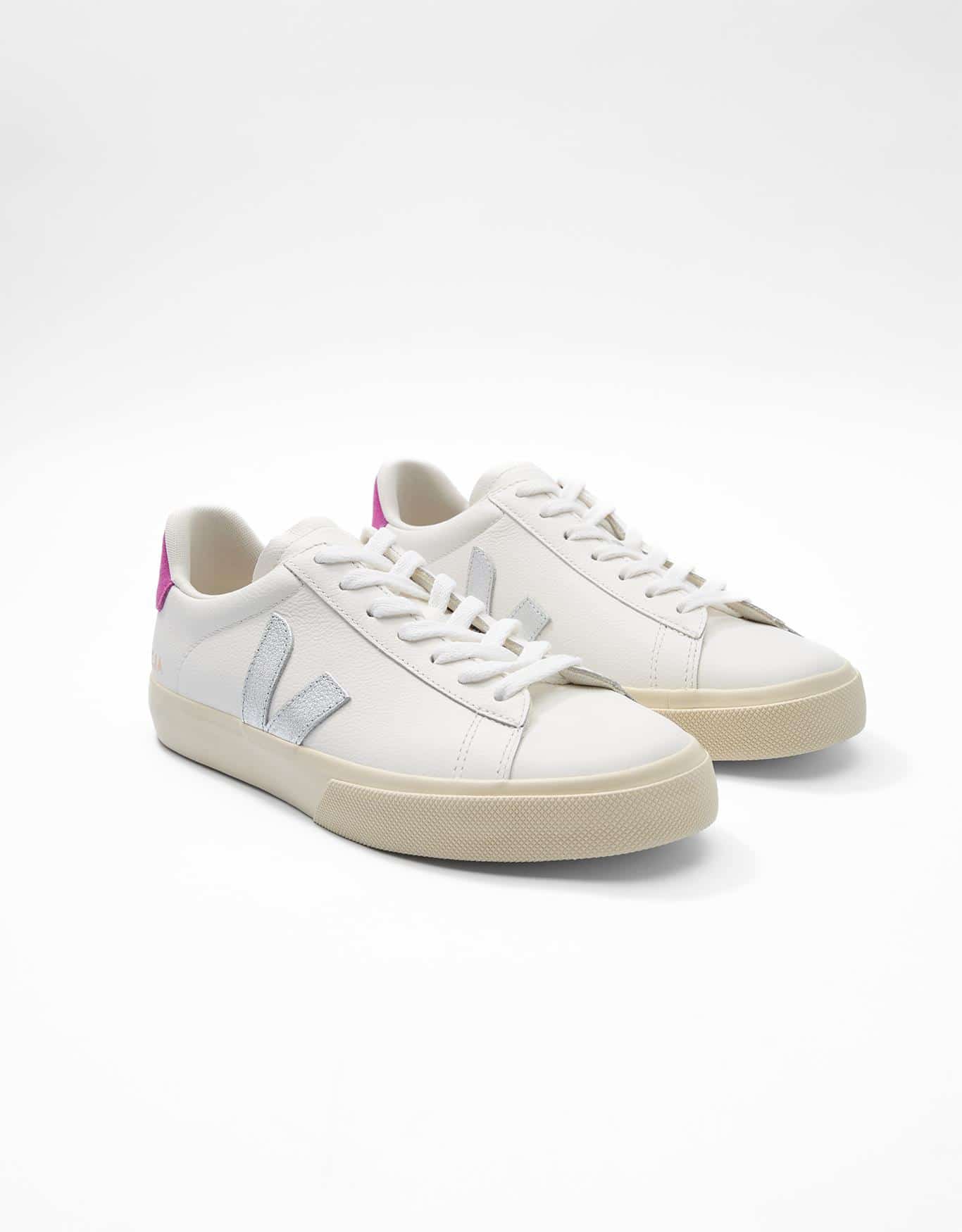 Tênis Veja Campo White Silver Ultraviole