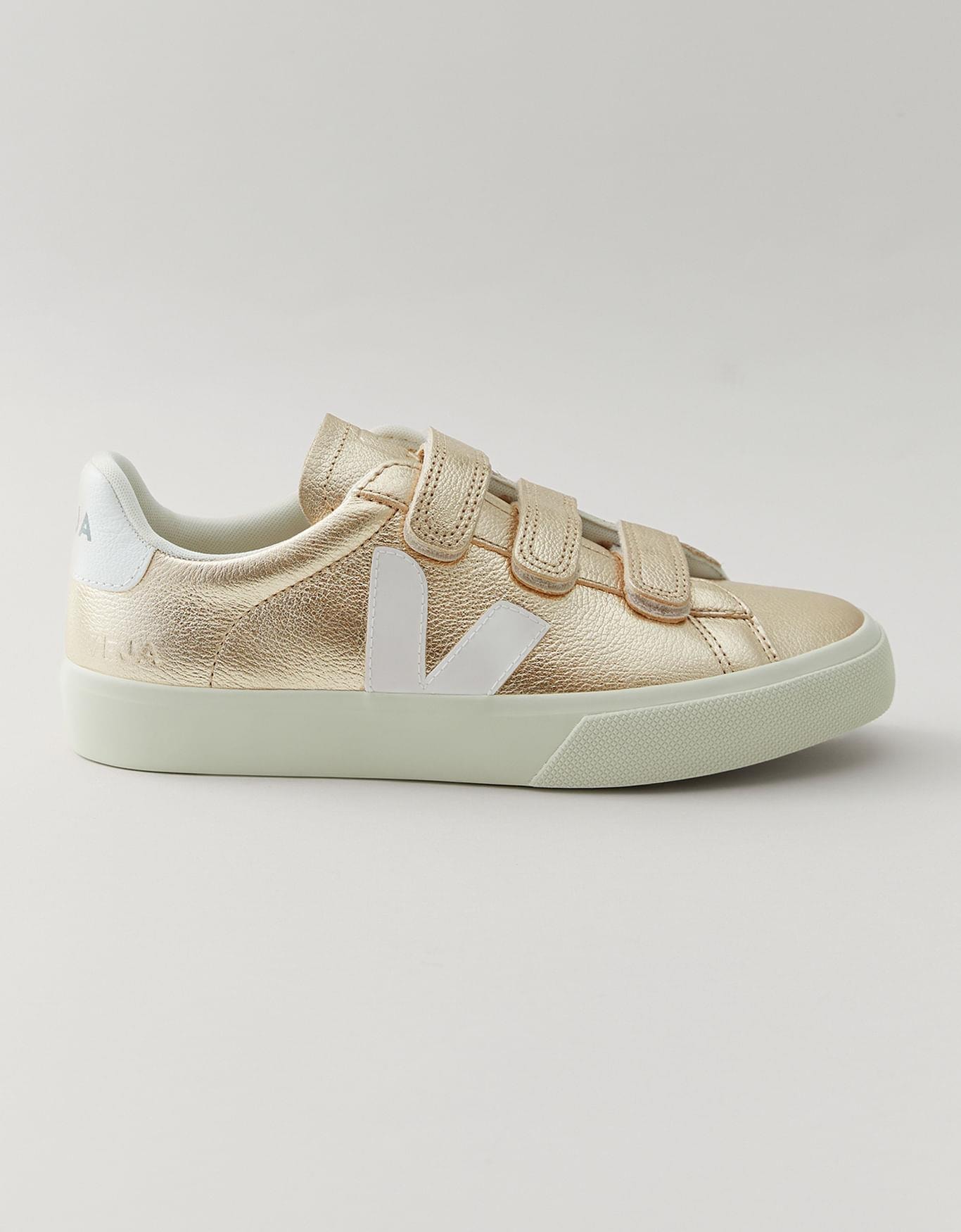 Tênis Veja Recife Logo Platine White