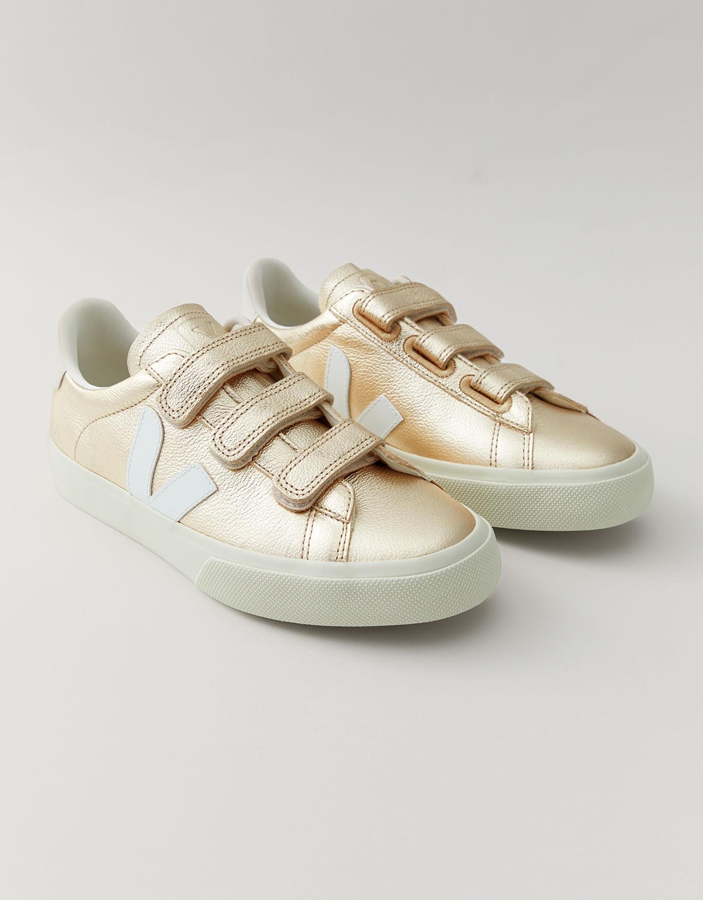 Tênis Veja Recife Logo Platine White