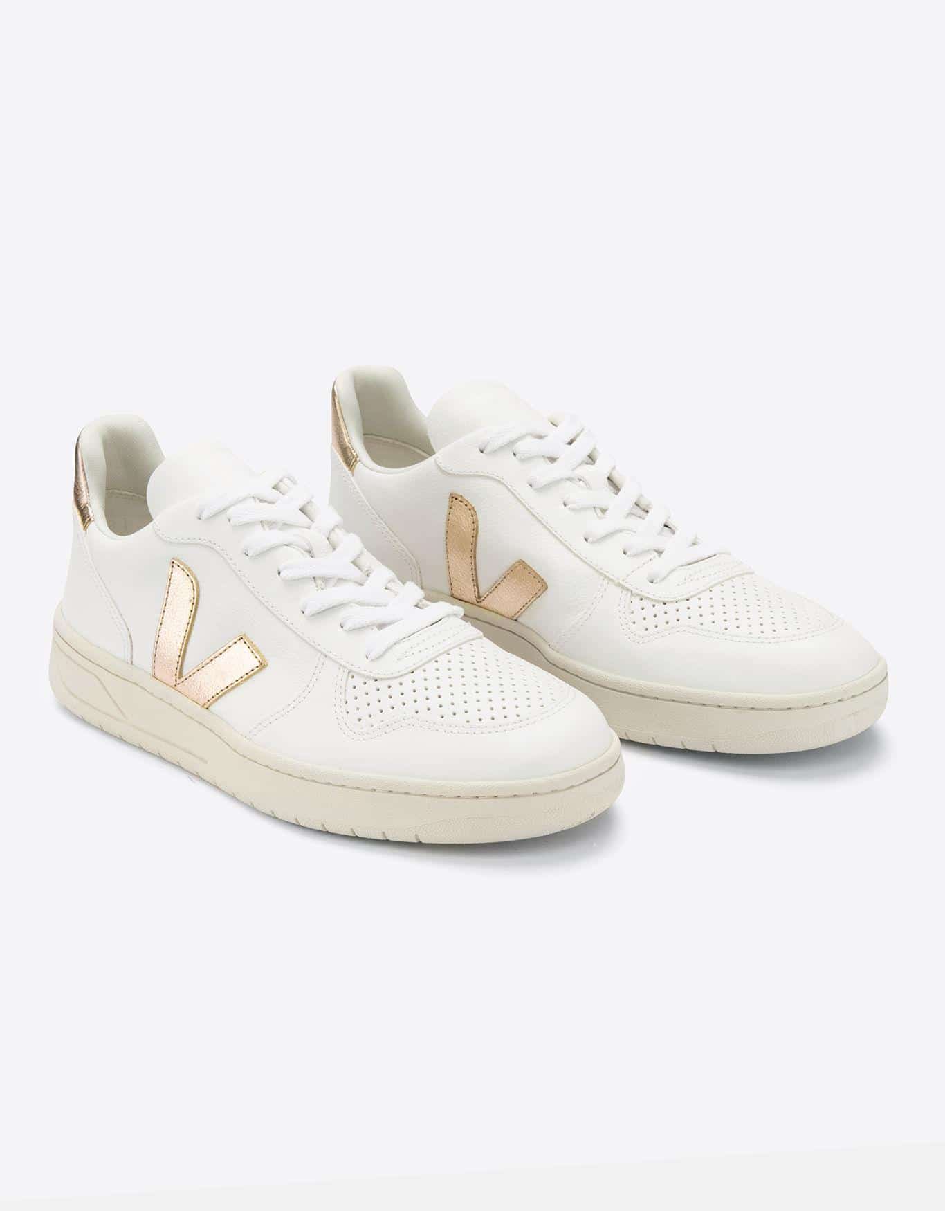 Tênis Veja V-10 Extra White Platine