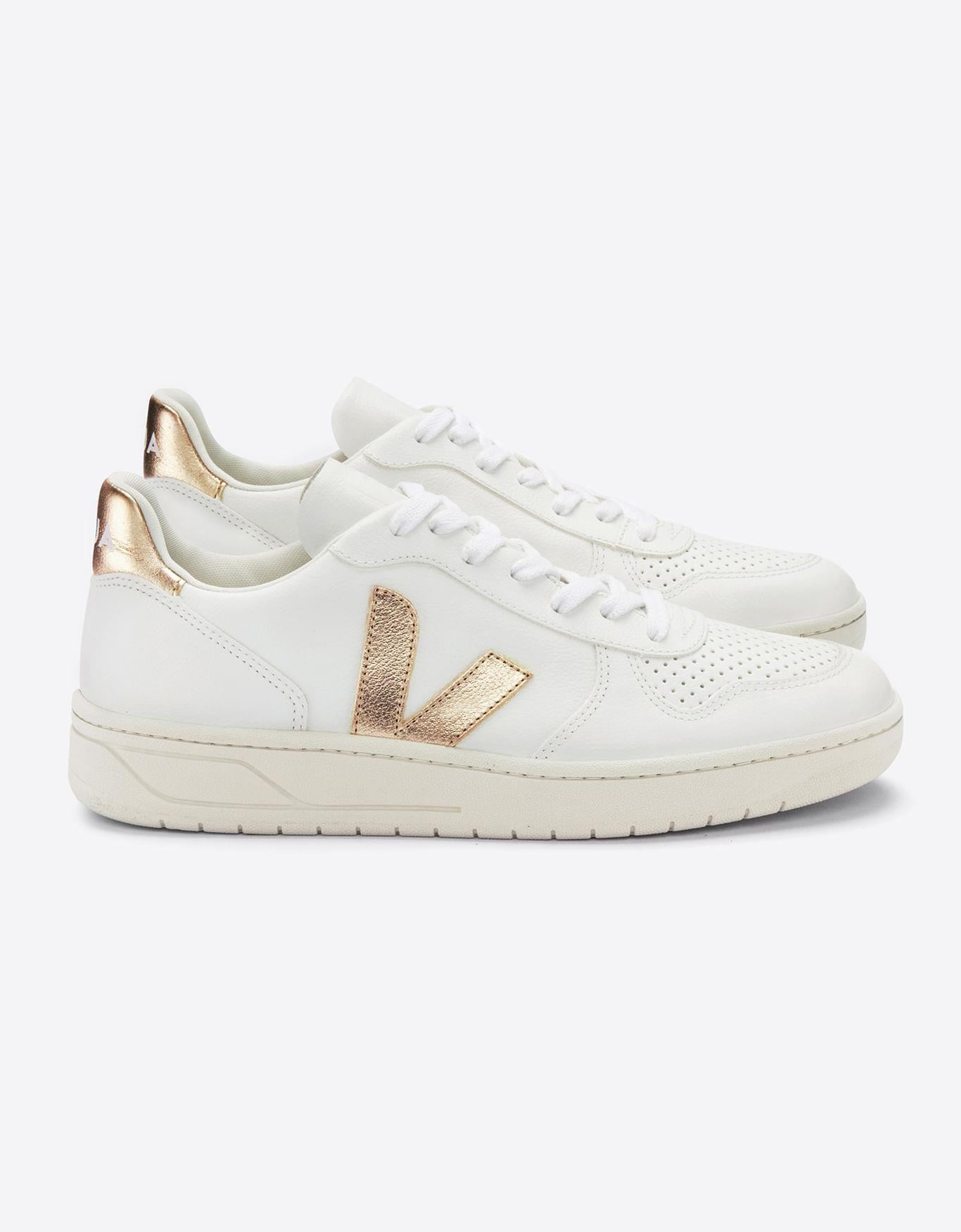 Tênis Veja V-10 Extra White Platine