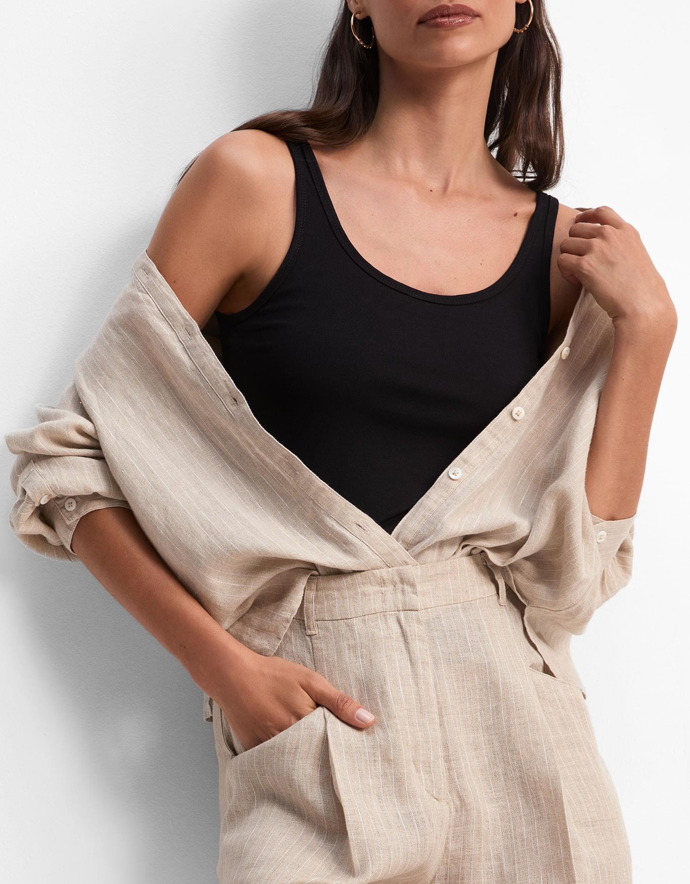 Top Malha Alça Fina