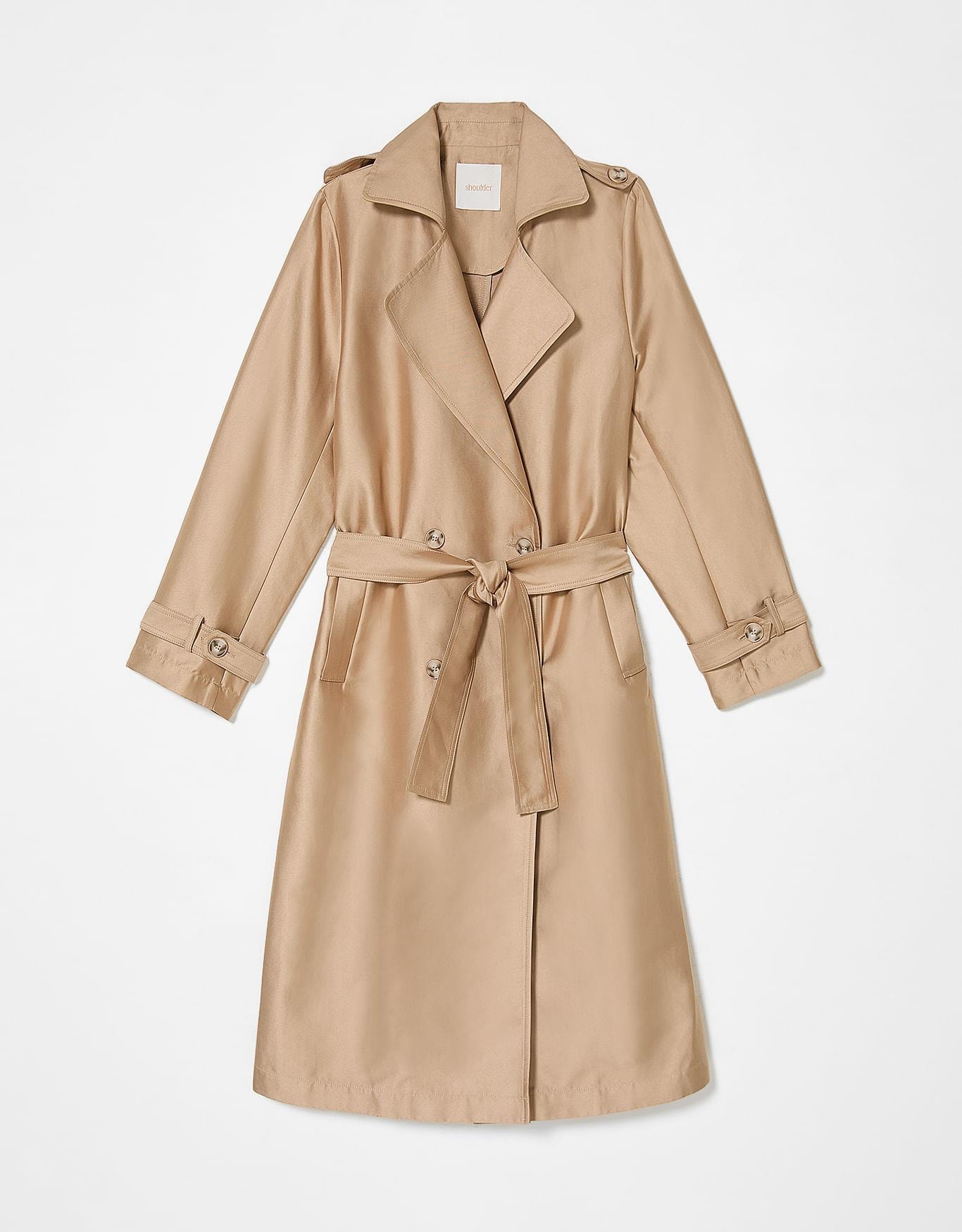 ジャケット・アウター OHESHIO TRENCH COLLAR JUMPER, BEIGE Casaco Trench Coat Feminino Com Faixa - Bege XG - Bege | Netshoes