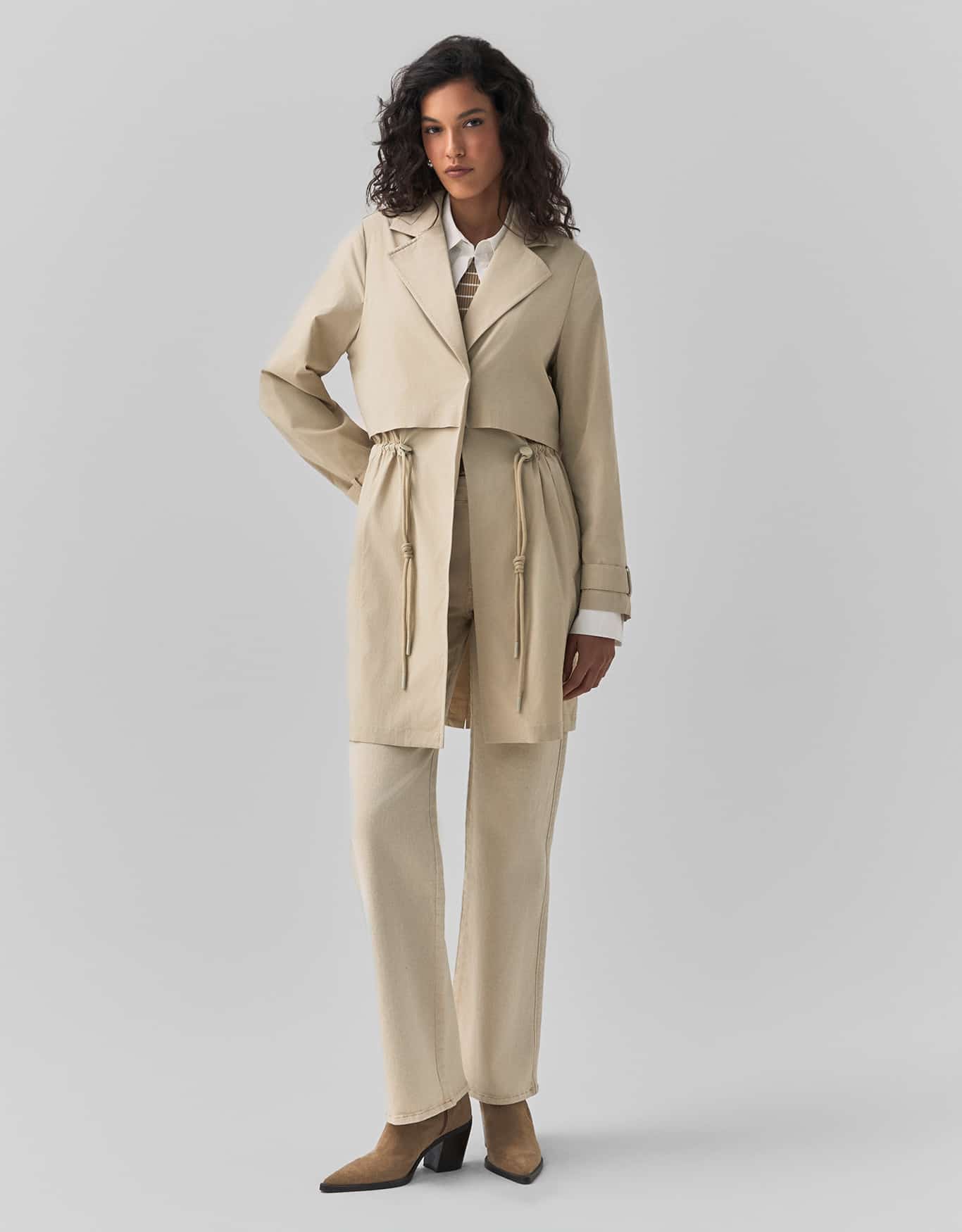 Trench Coat 360 Nylon Stretch