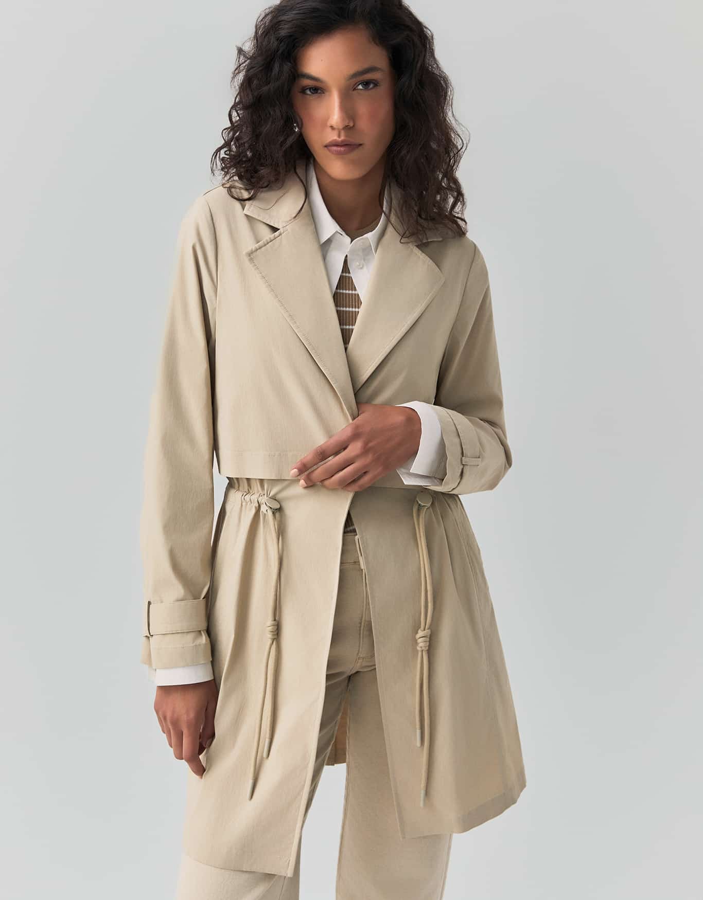 Trench Coat 360 Nylon Stretch