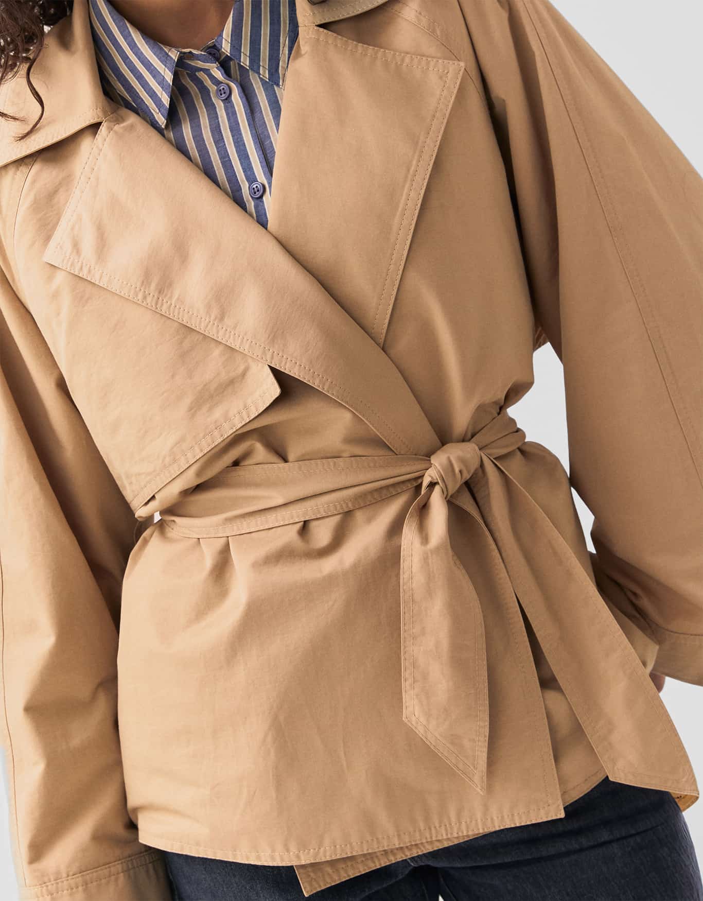 Trench Coat Com Faixa