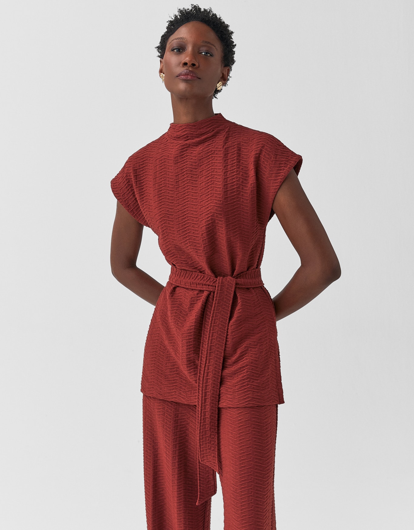 Túnica Malha Texturizada