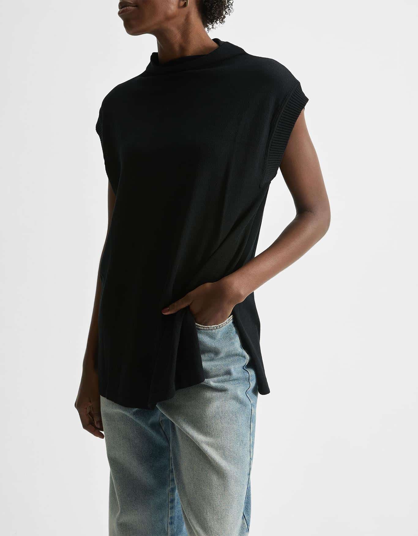 Túnica Tricot Rib Lateral