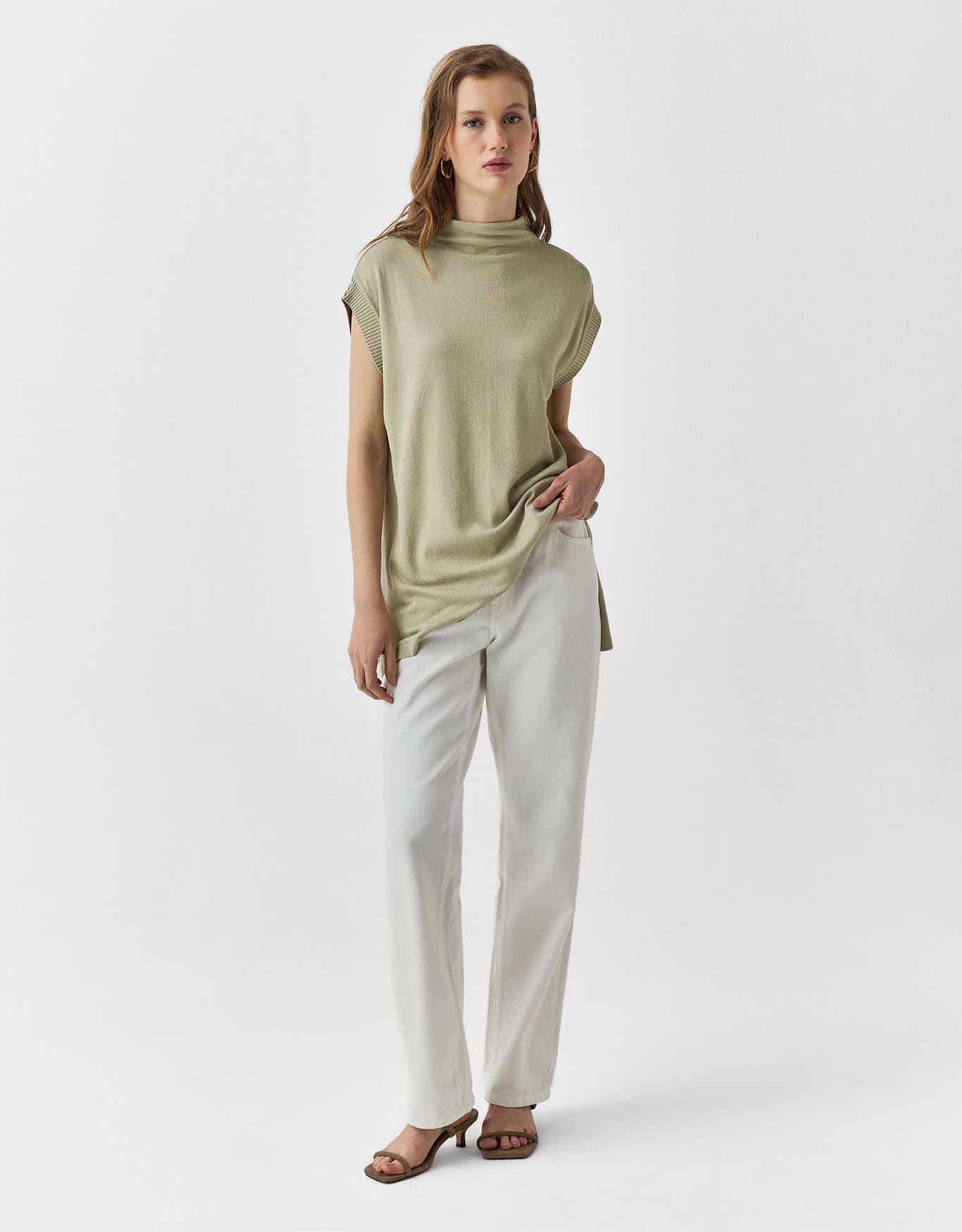 Túnica Tricot Rib Lateral