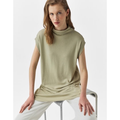 Túnica Tricot Rib Lateral