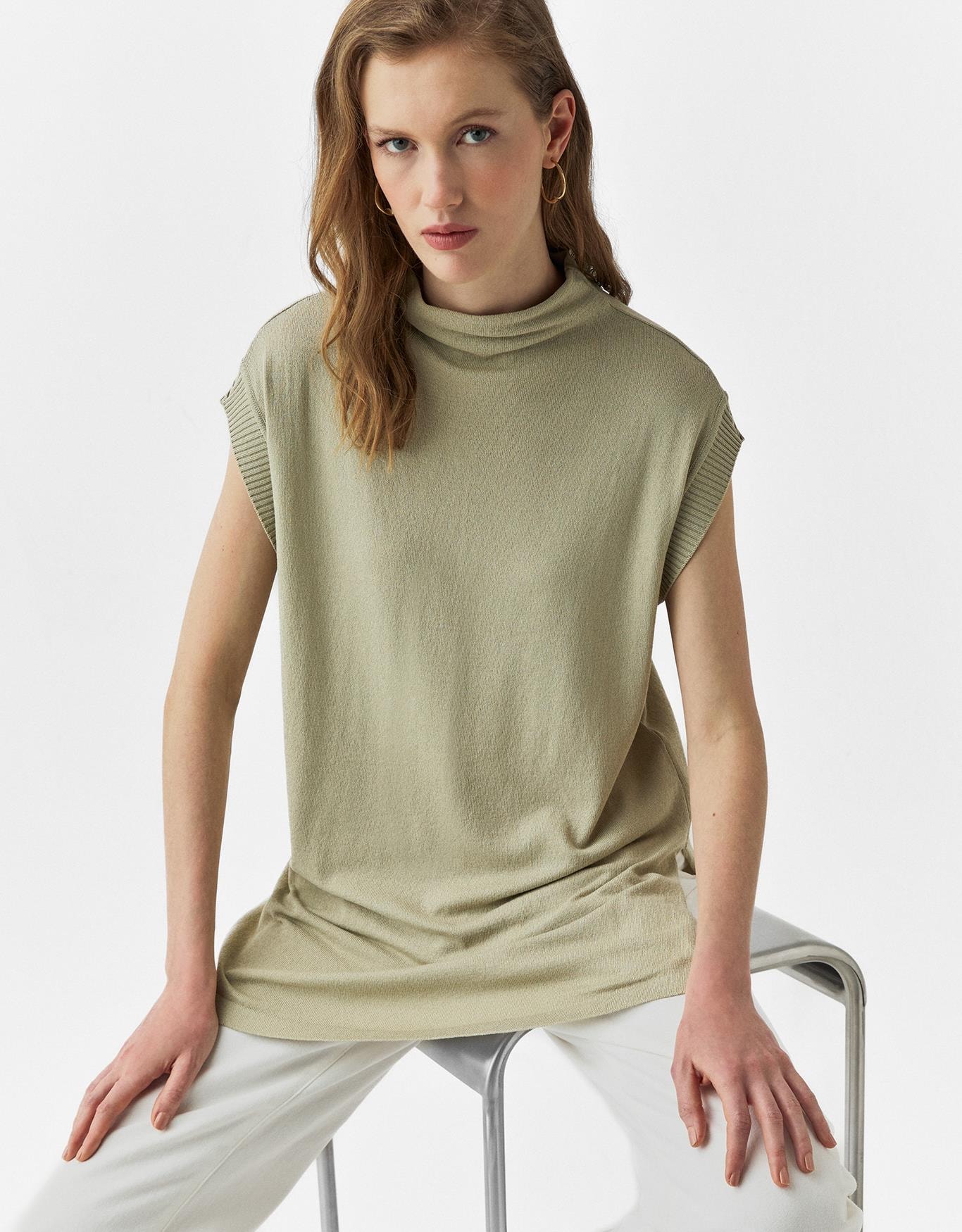 Túnica Tricot Rib Lateral