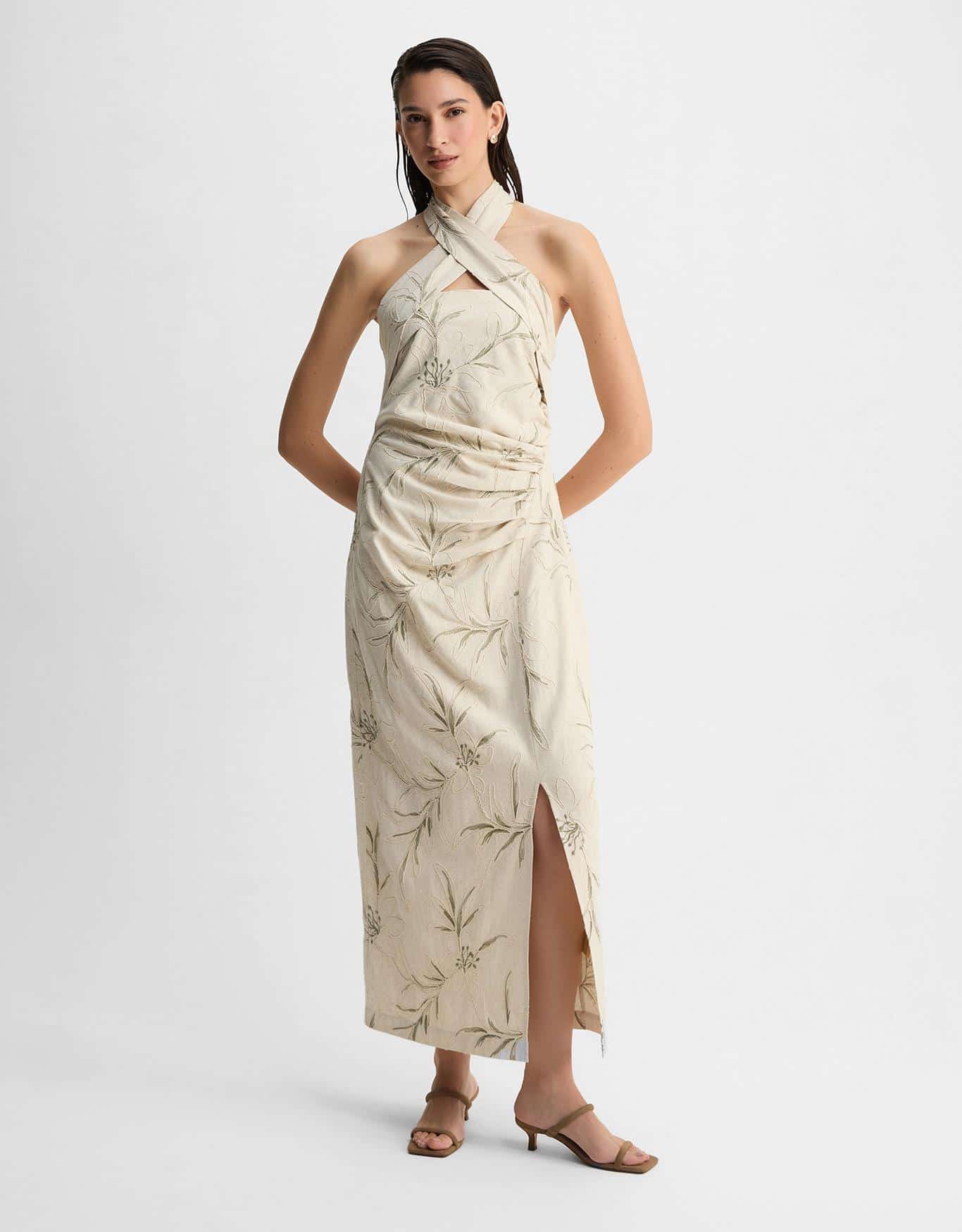 Vestido Bordado Botanico