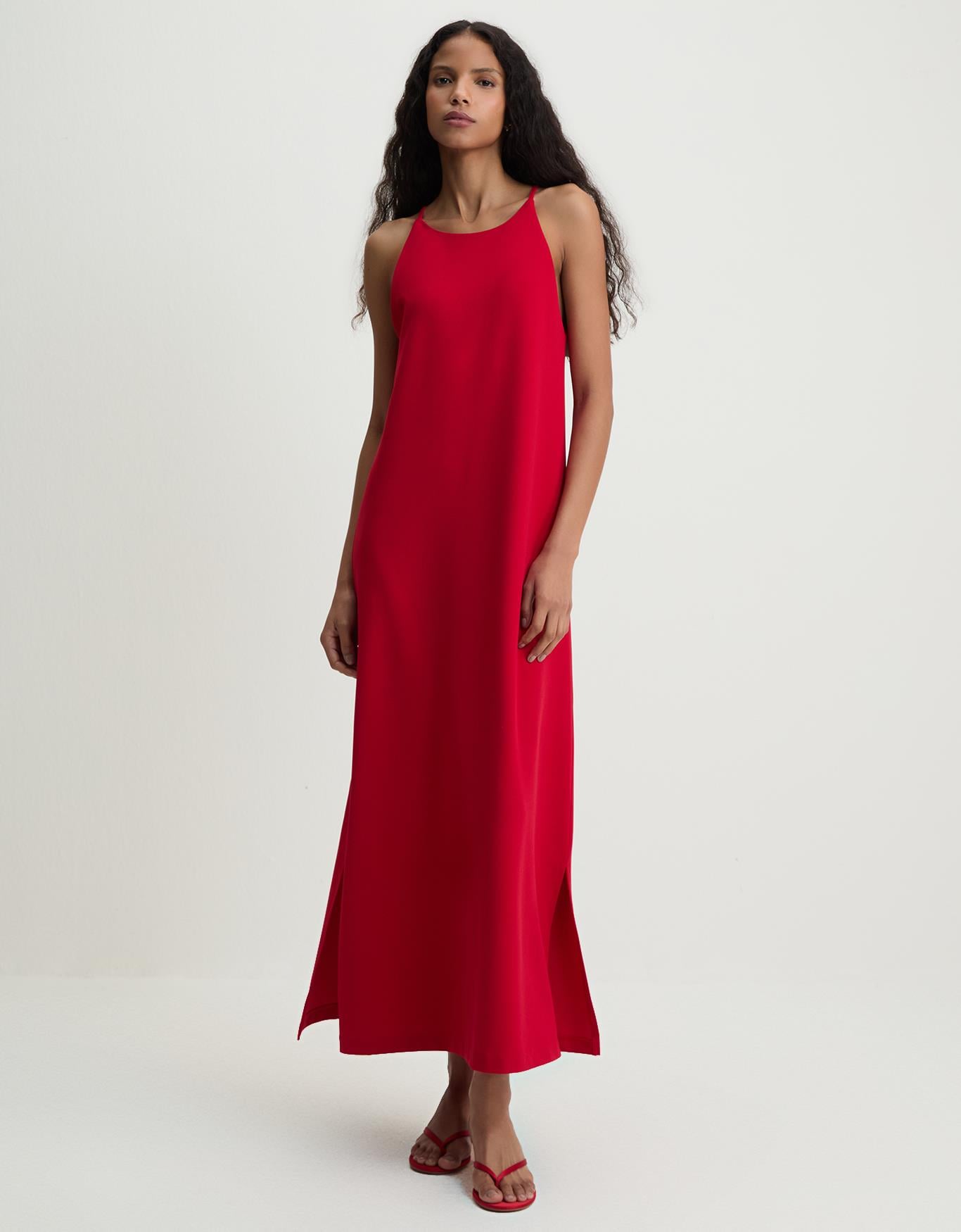 Vestido Cava Americana Crepe 360