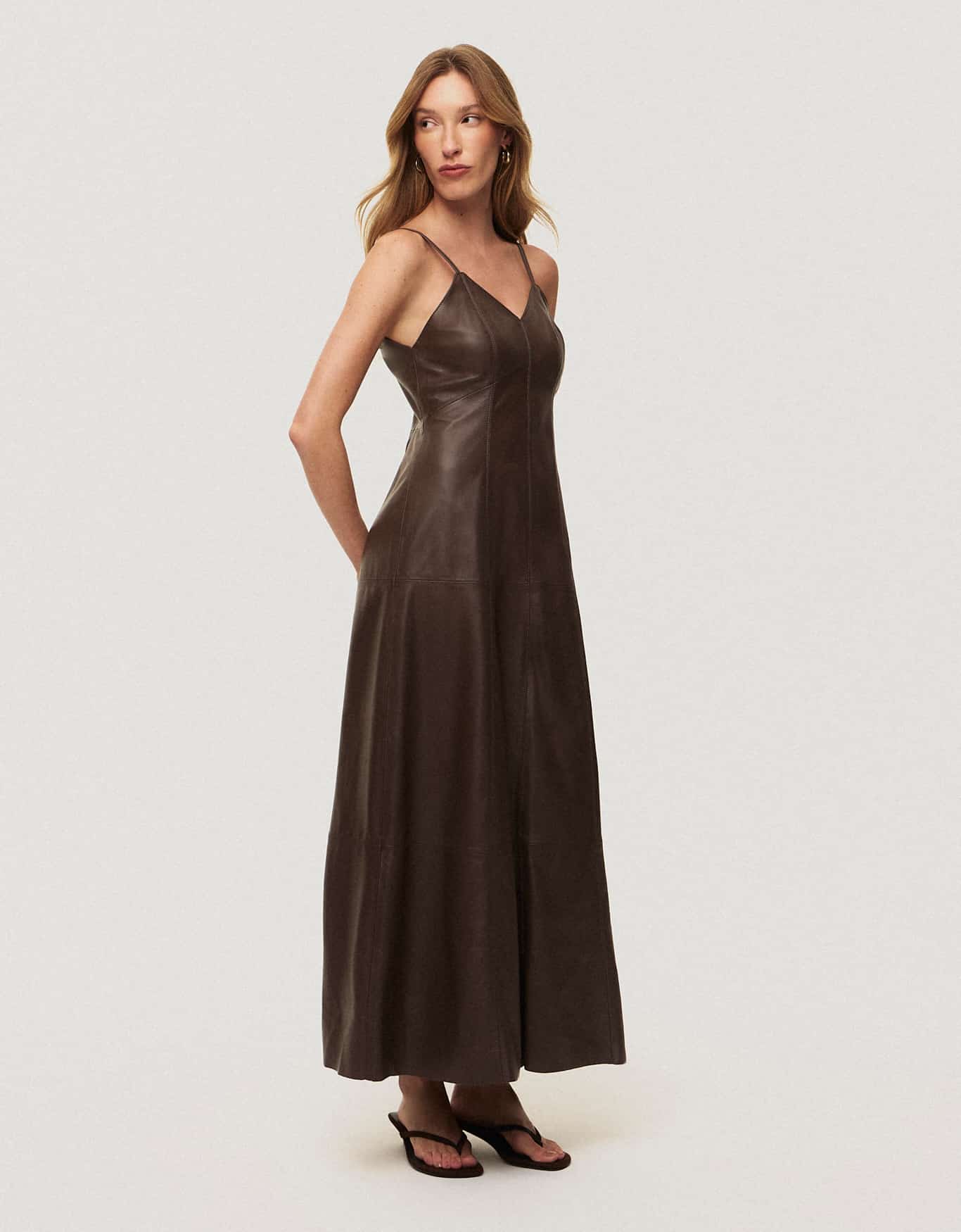 Vestido Couro