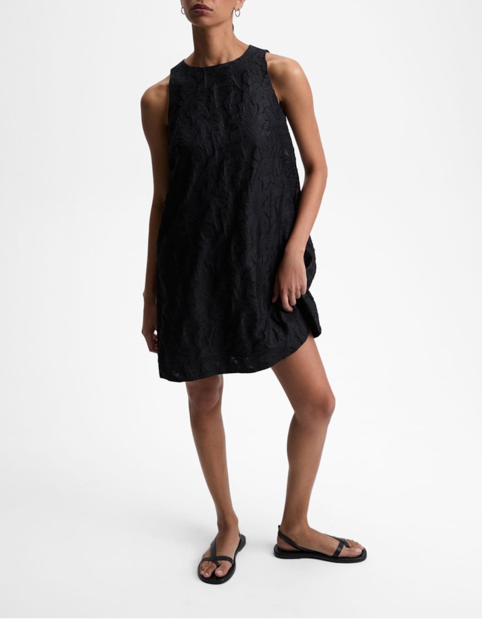 Shoulder — Vestido Curto Jacquard