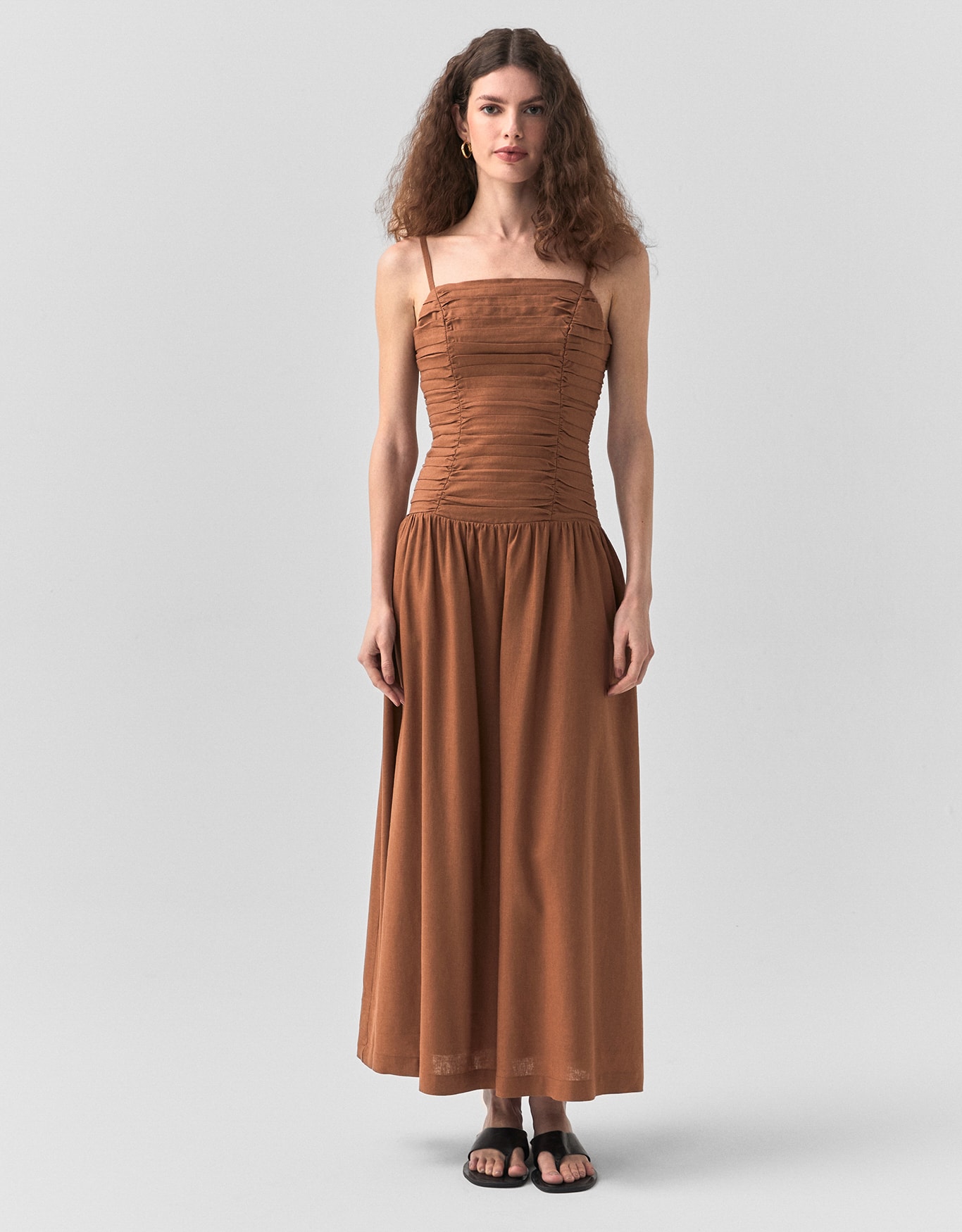 Vestido Detalhe Drapeado