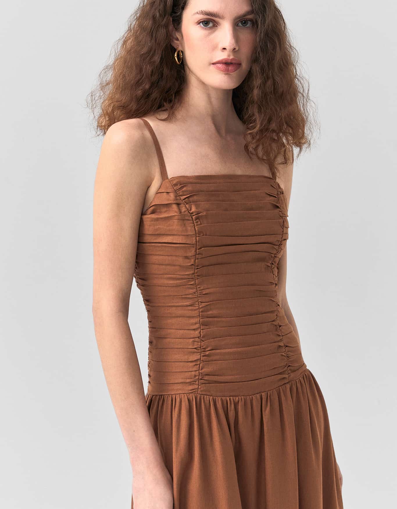 Vestido Detalhe Drapeado