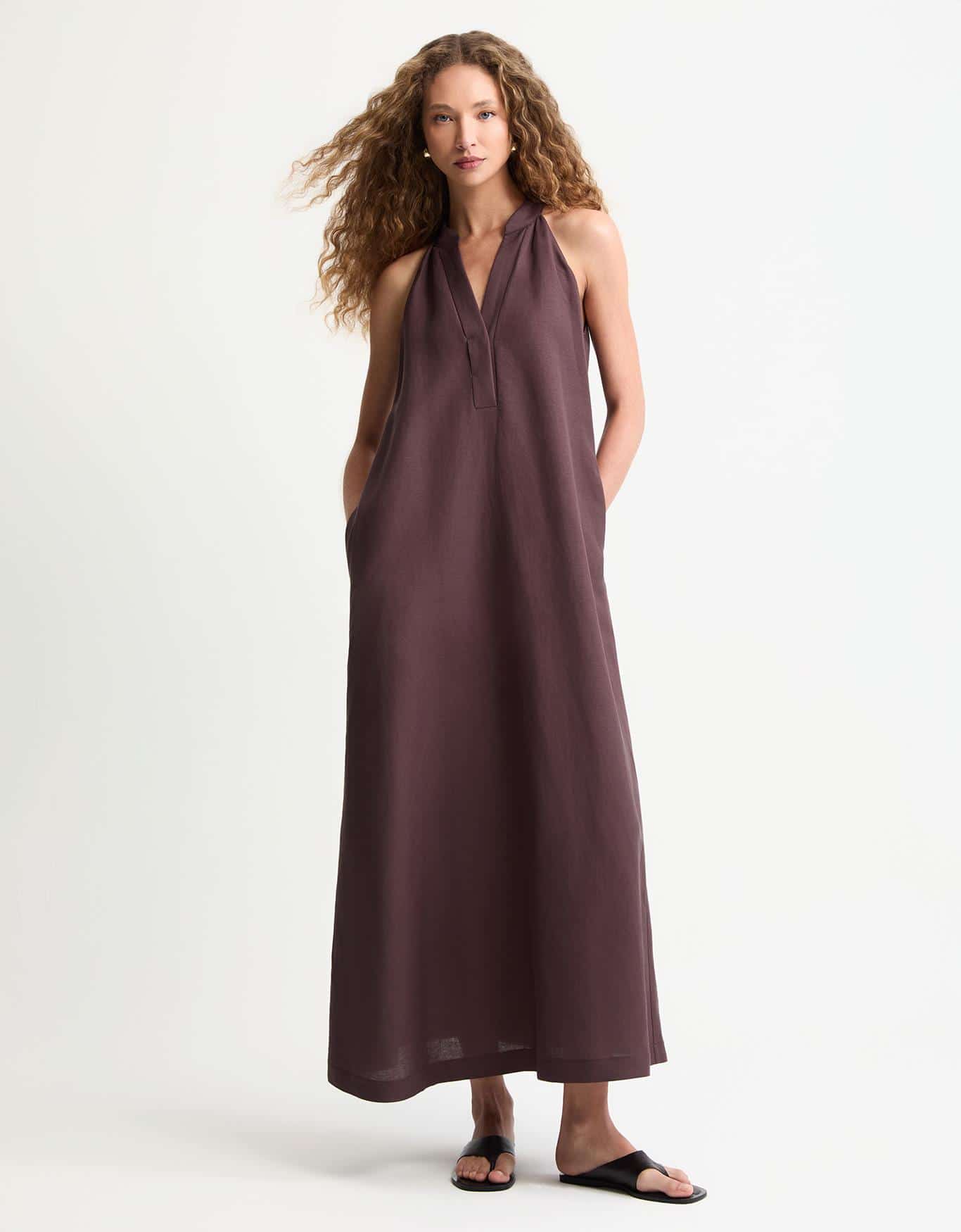 Vestido Evasê com Cinto