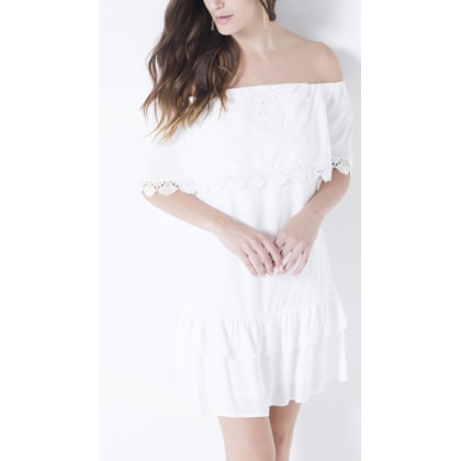 Vestido Evasê Crepe