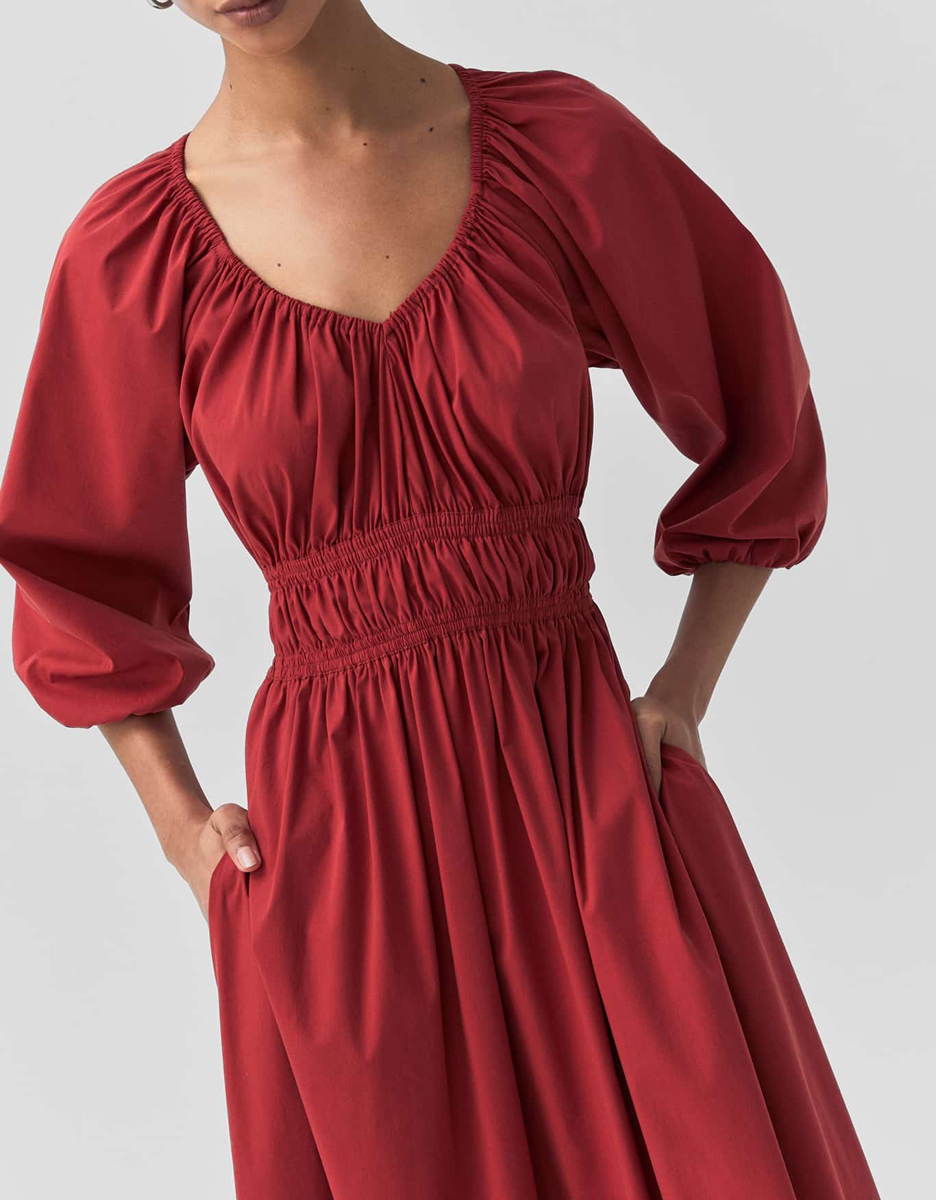 Vestido Evase Decote V