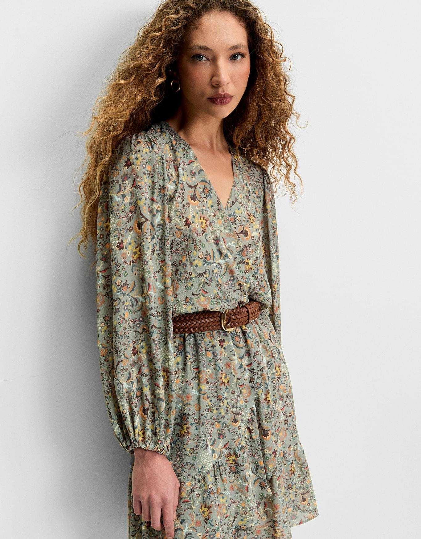 Vestido Floral Acqua