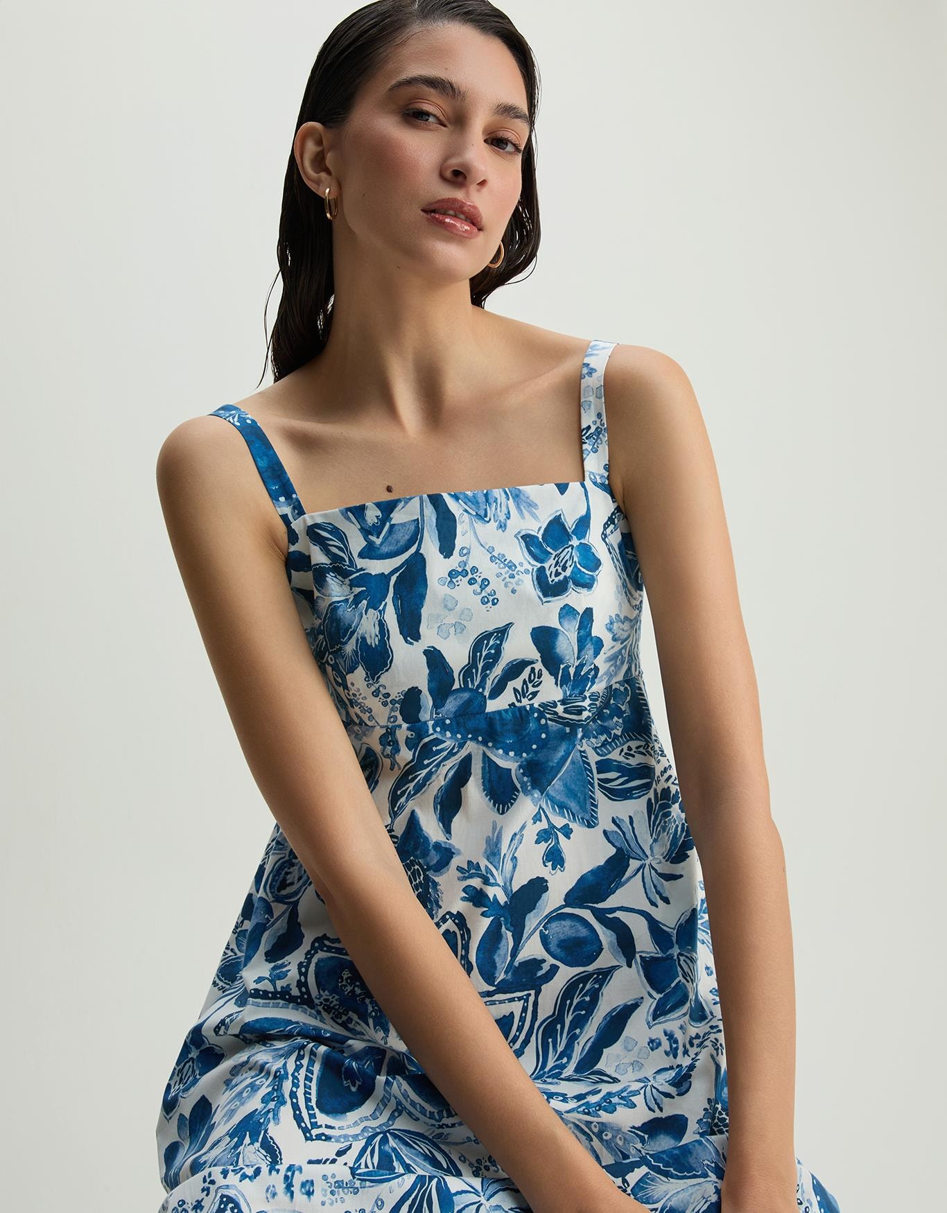 Vestido Floral Indigo