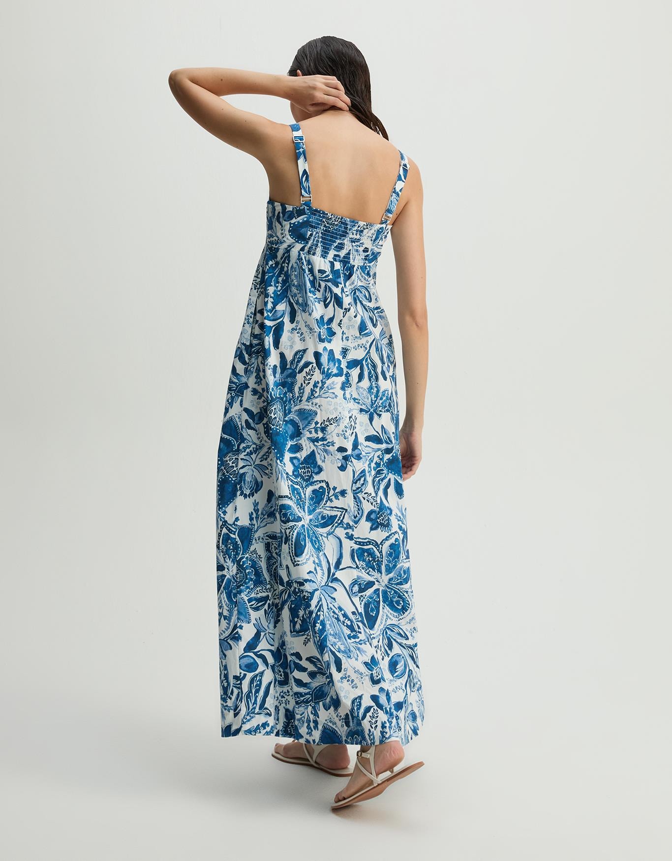 Vestido Floral Indigo