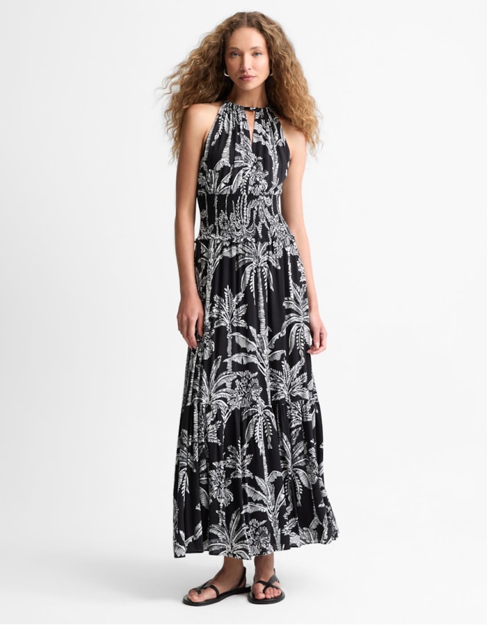 Shoulder — Vestido Floral P&B