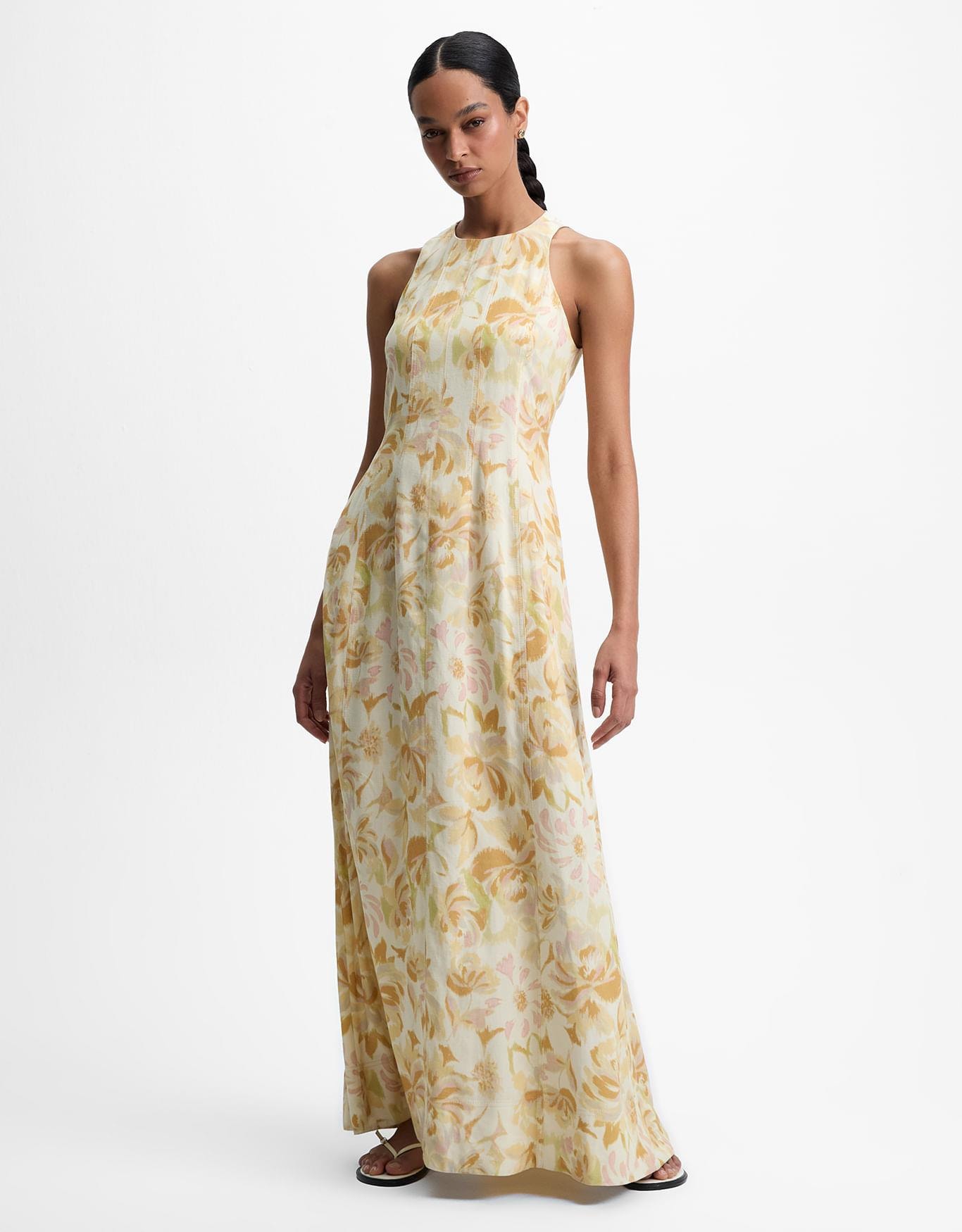 Vestido Floral Textura