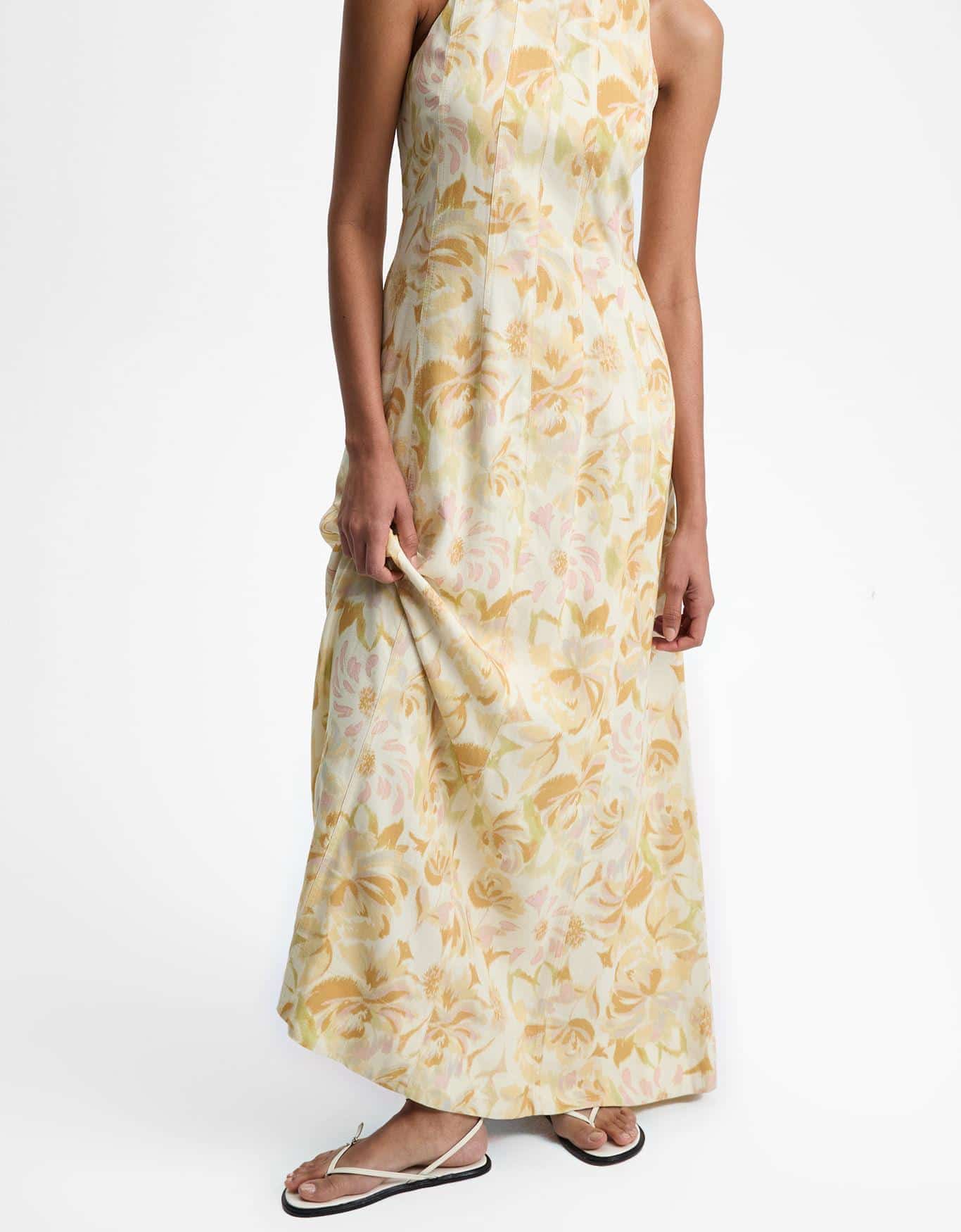 Vestido Floral Textura