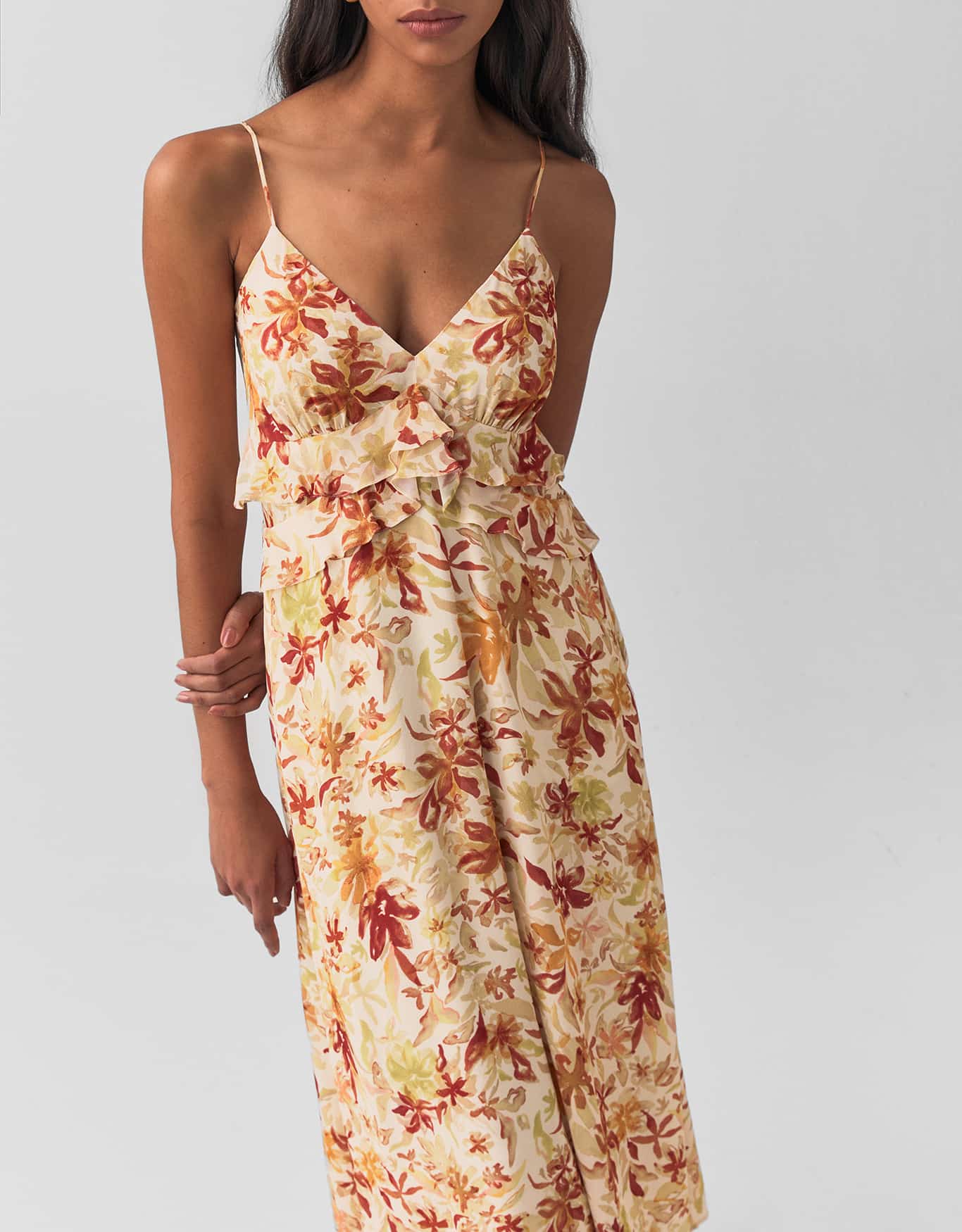 Vestido Flores Aquarela