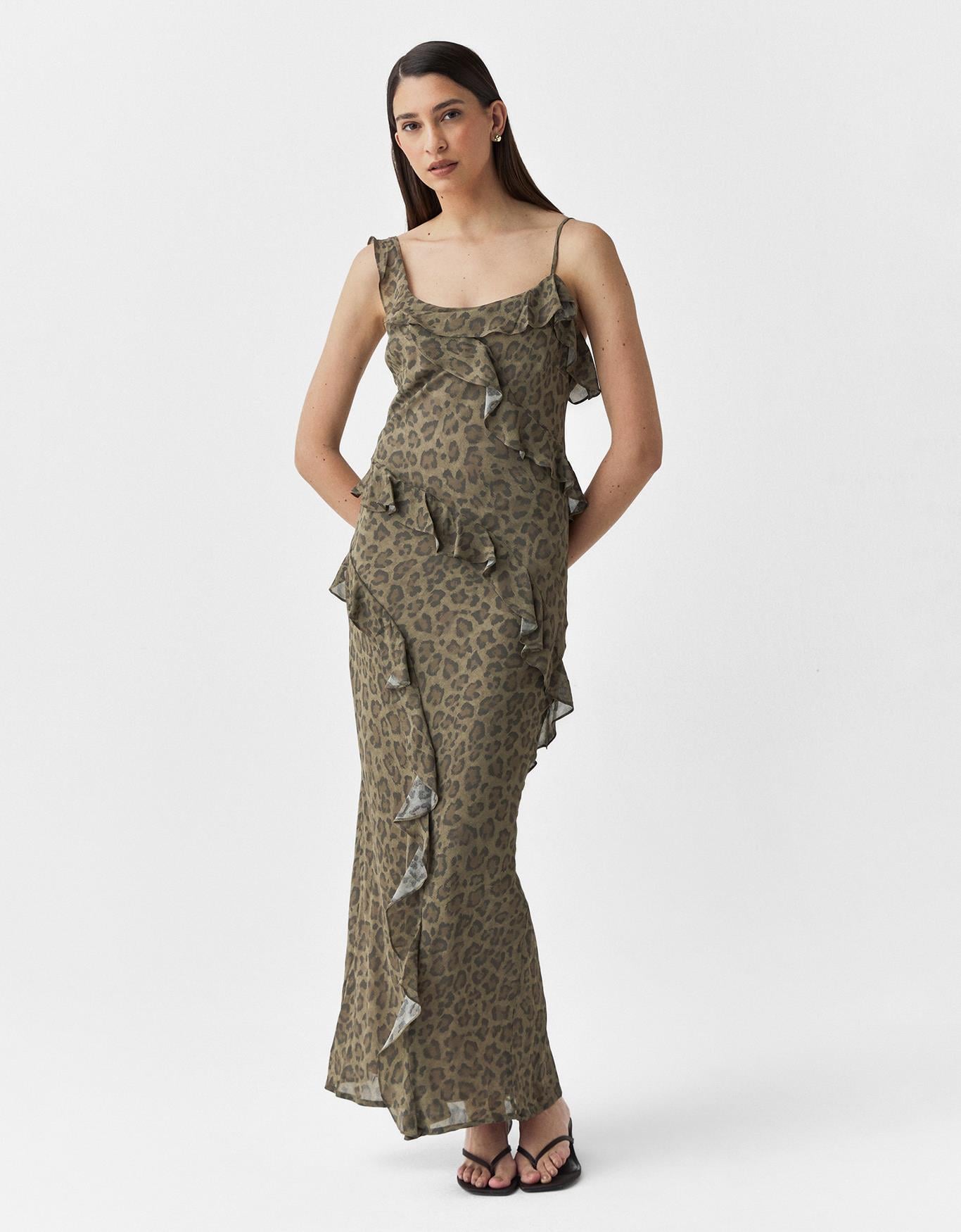 Vestido Fluido Onça