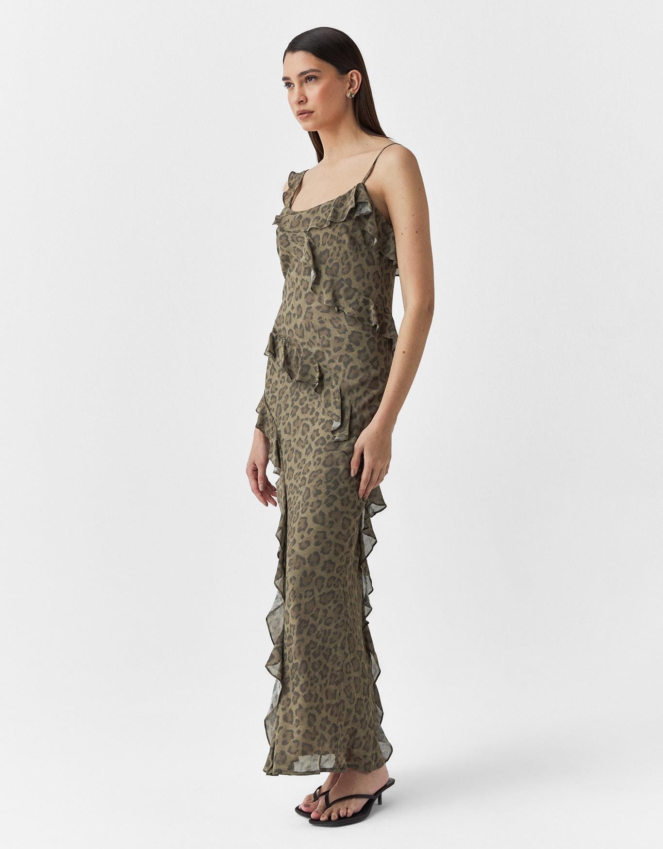 Vestido Fluido Onça