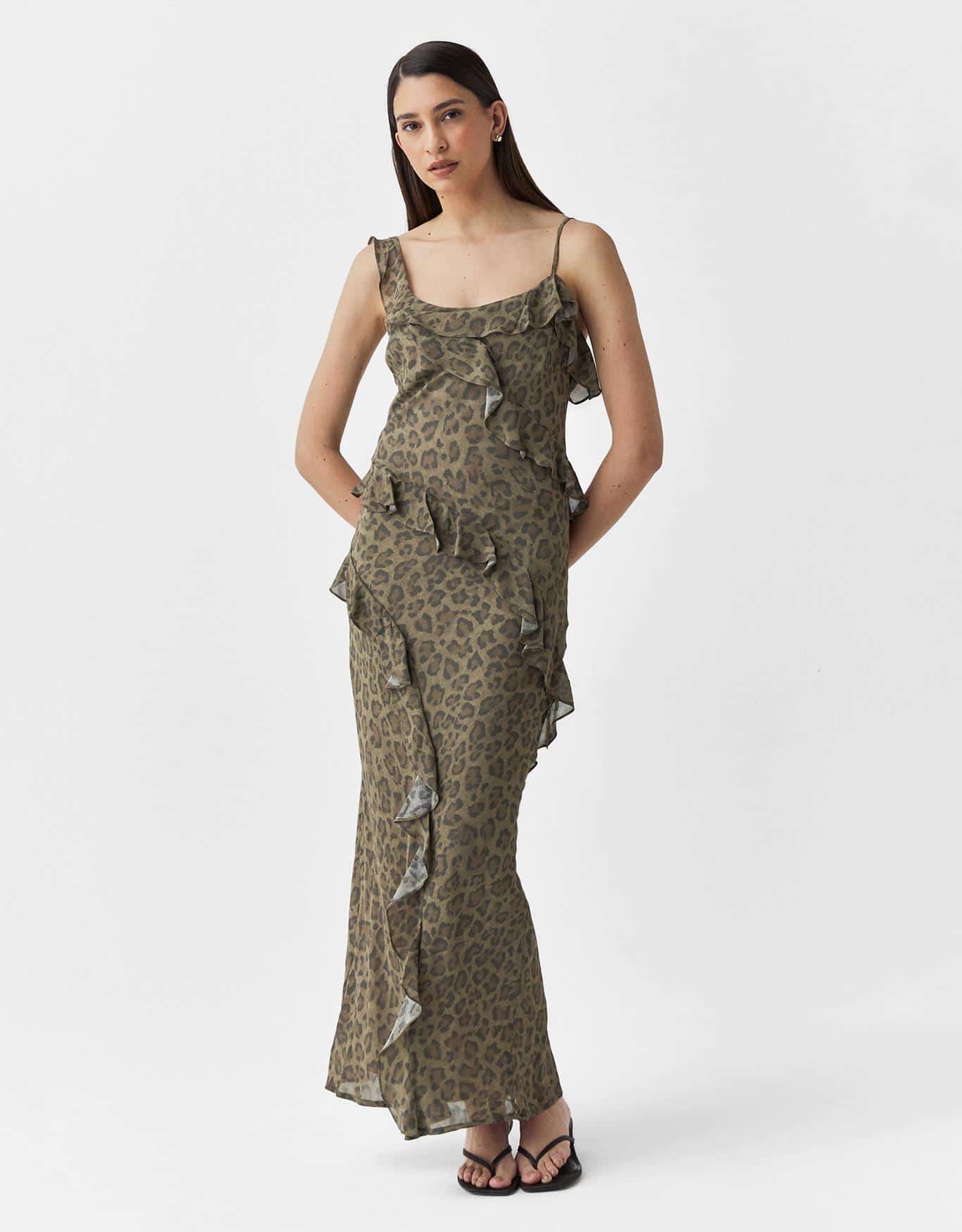 Vestido Fluido Onça