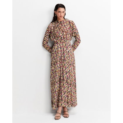 Vestido Gráfica Color