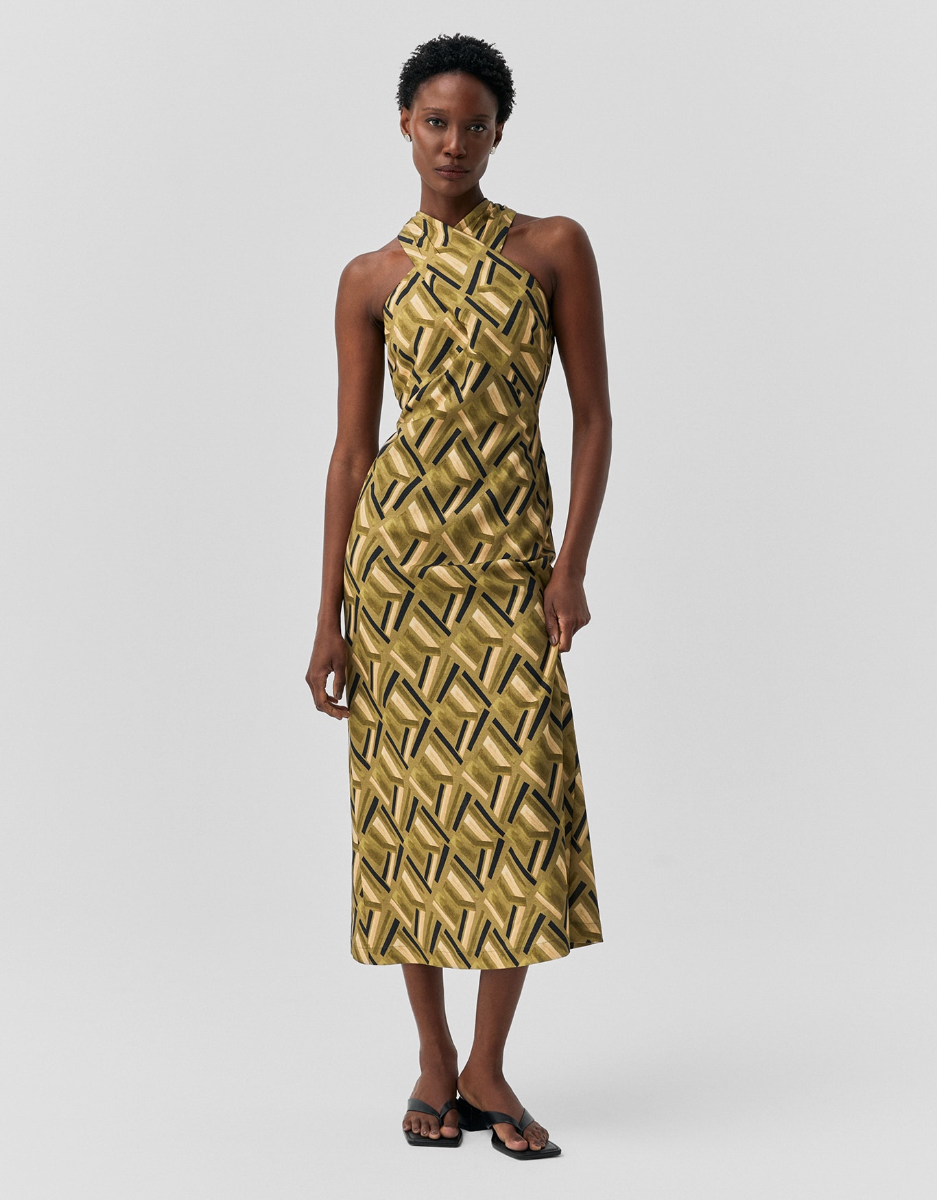 Vestido Gráfico Oliva