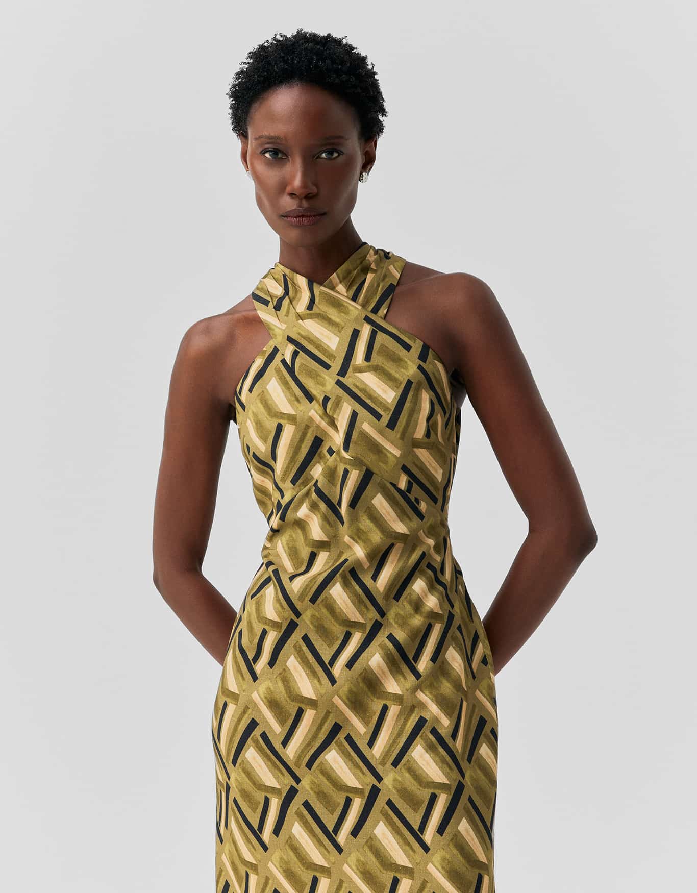 Vestido Gráfico Oliva