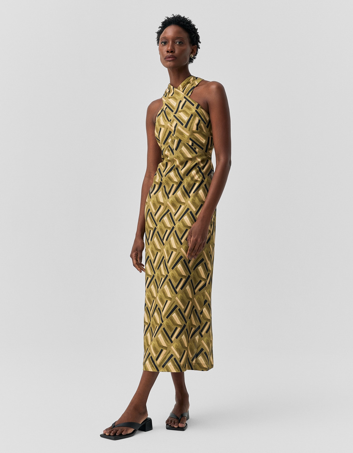 Vestido Gráfico Oliva