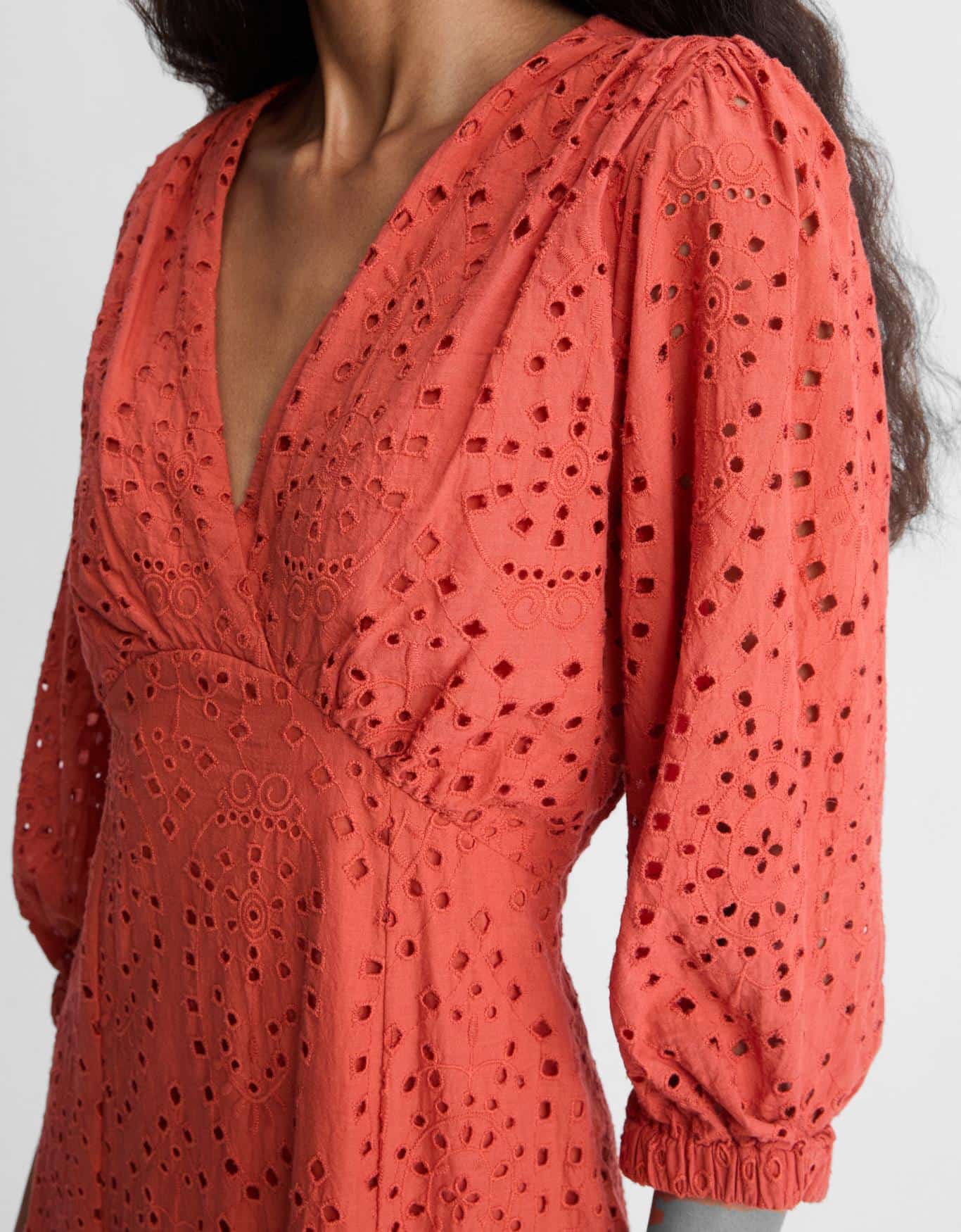 Vestido Laise Detalhes Franzidos