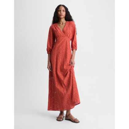 Vestido Laise Detalhes Franzidos