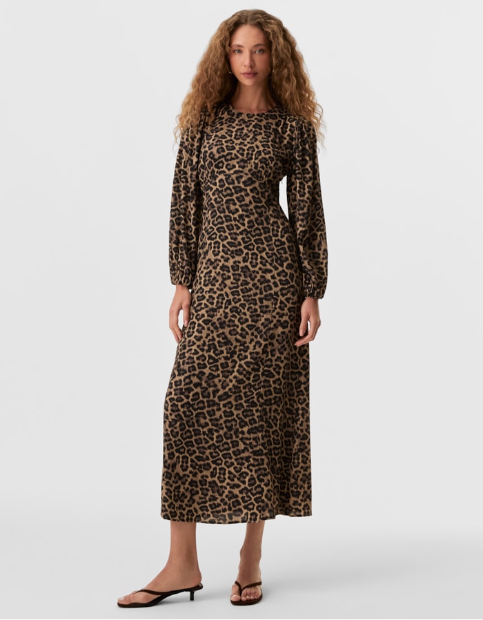 Shoulder — Vestido Leopardo