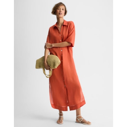 Vestido Linho Chemise