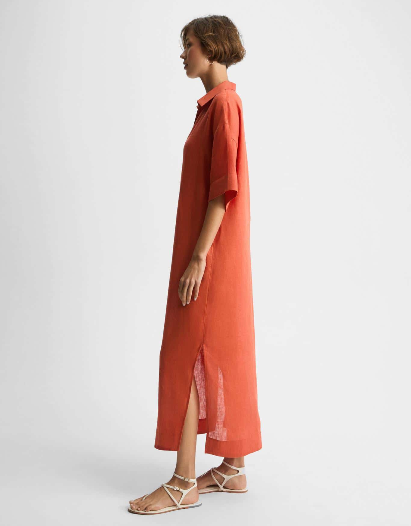 Vestido Linho Chemise