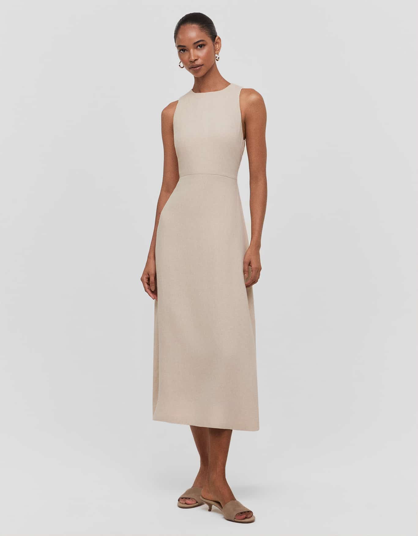 Vestido Linho Evasê