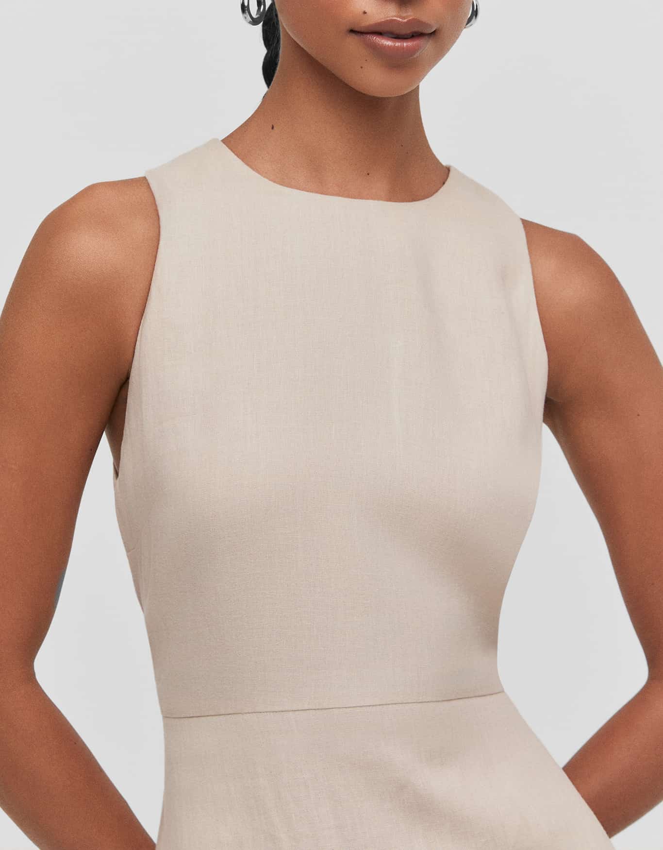 Vestido Linho Evasê